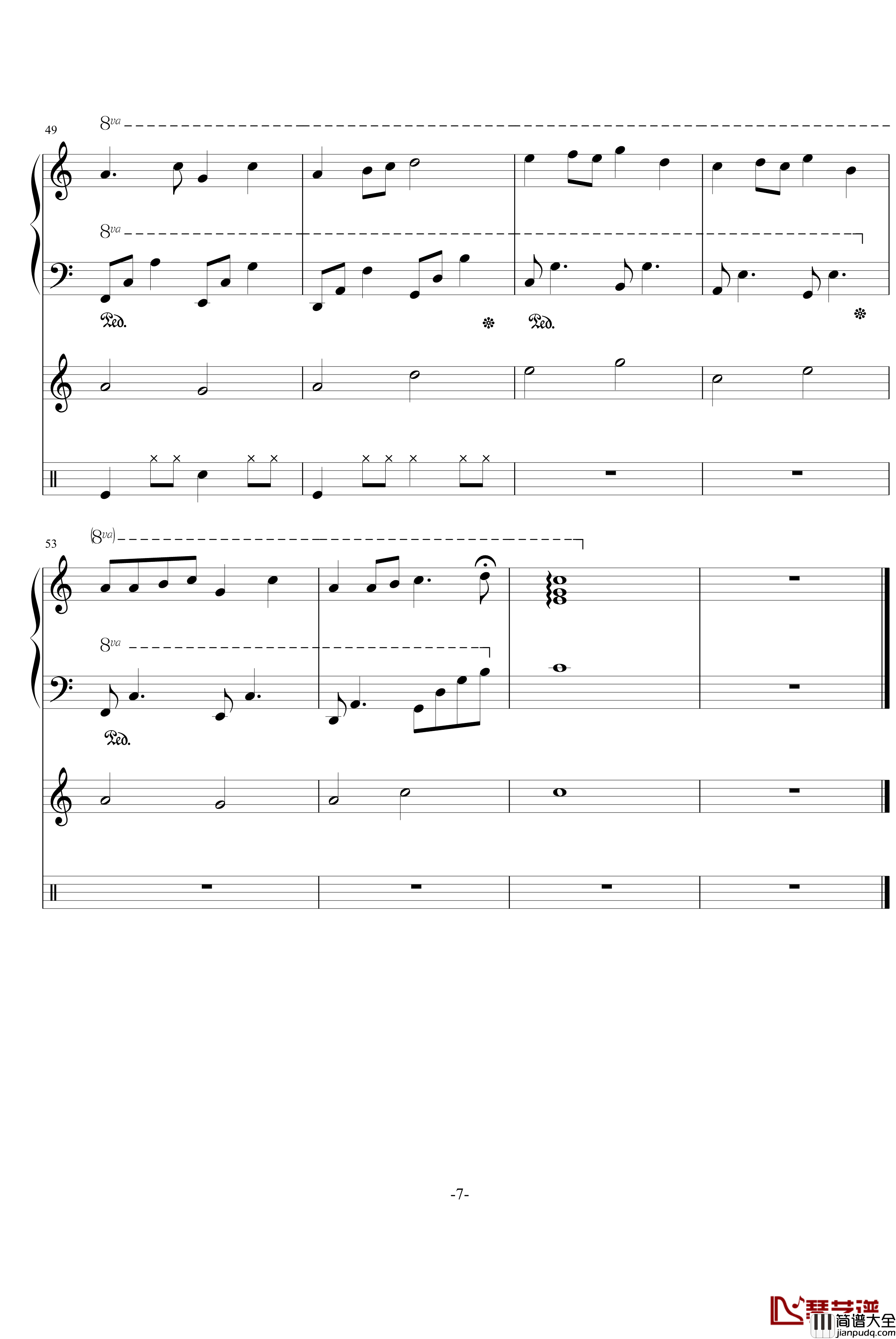 回忆那一天钢琴谱_PianoYZ
