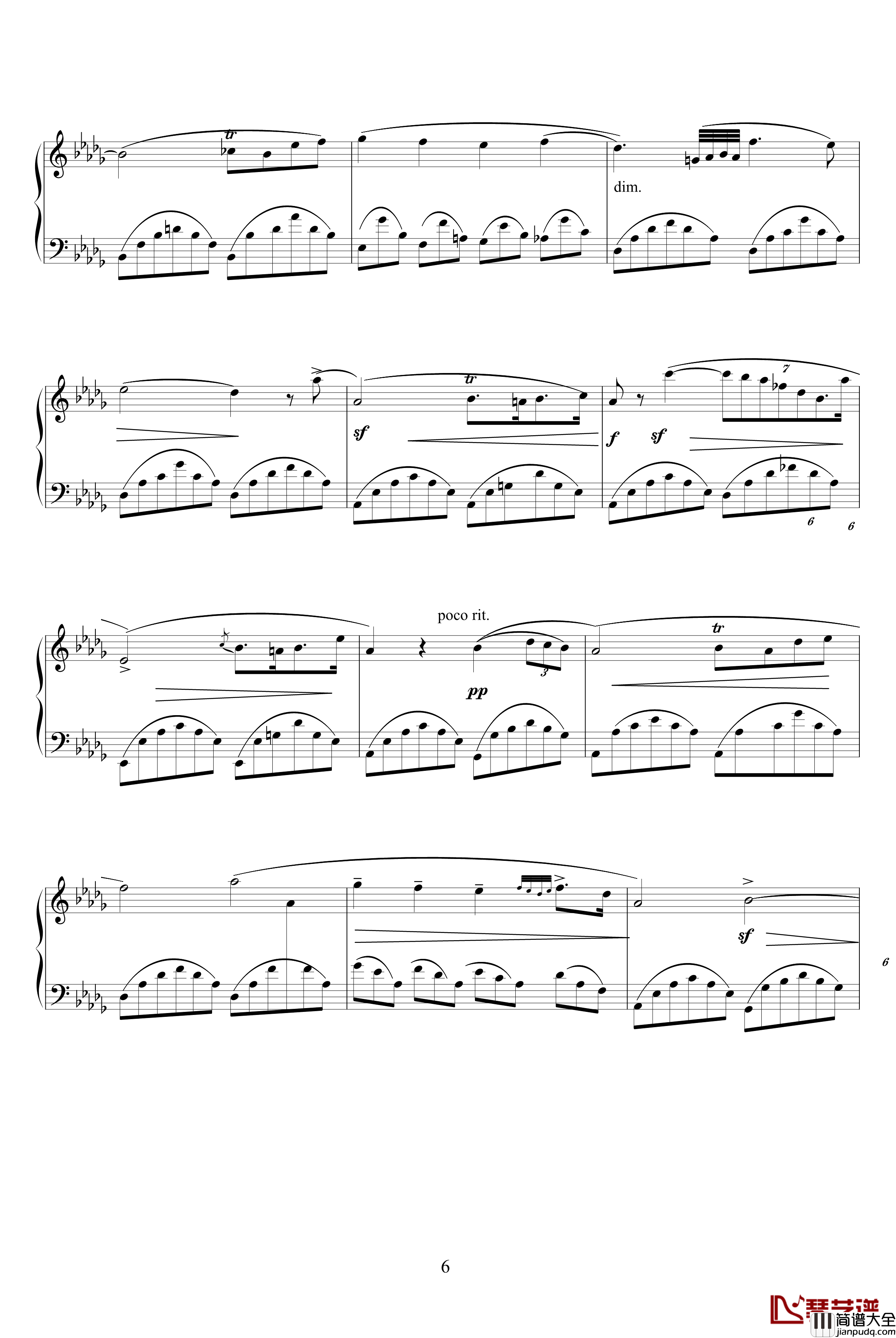 幻想即兴曲Op.66钢琴谱_肖邦_chopin