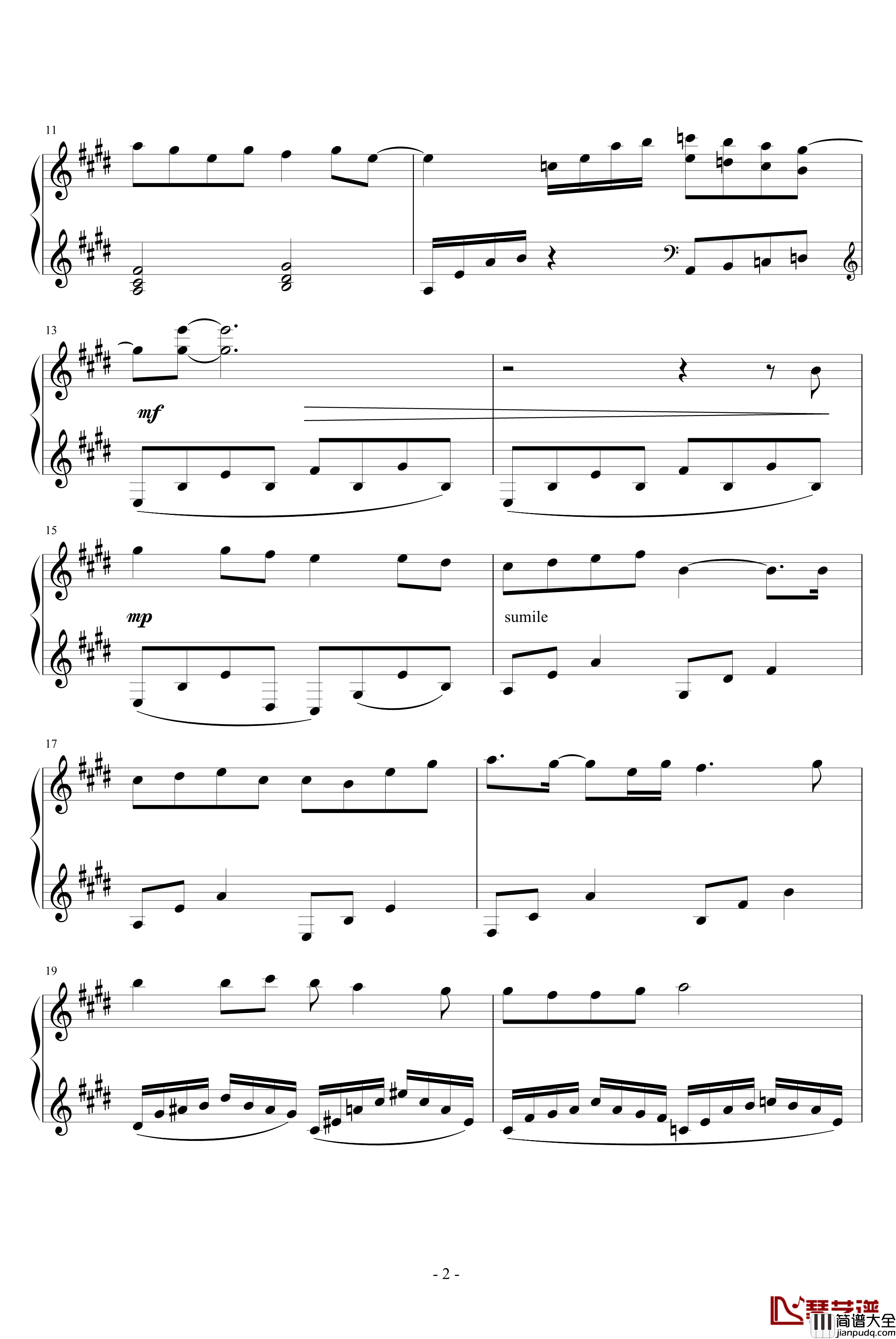 melodies_of_life钢琴谱_最终幻想
