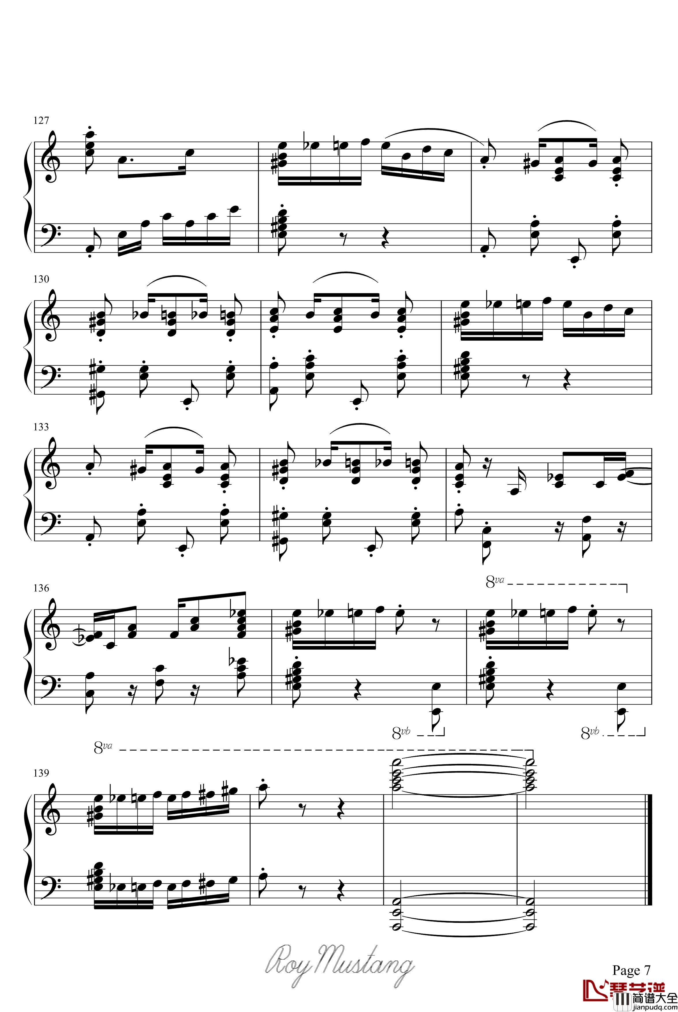 致爱丽丝钢琴谱_爵士·改_贝多芬_beethoven
