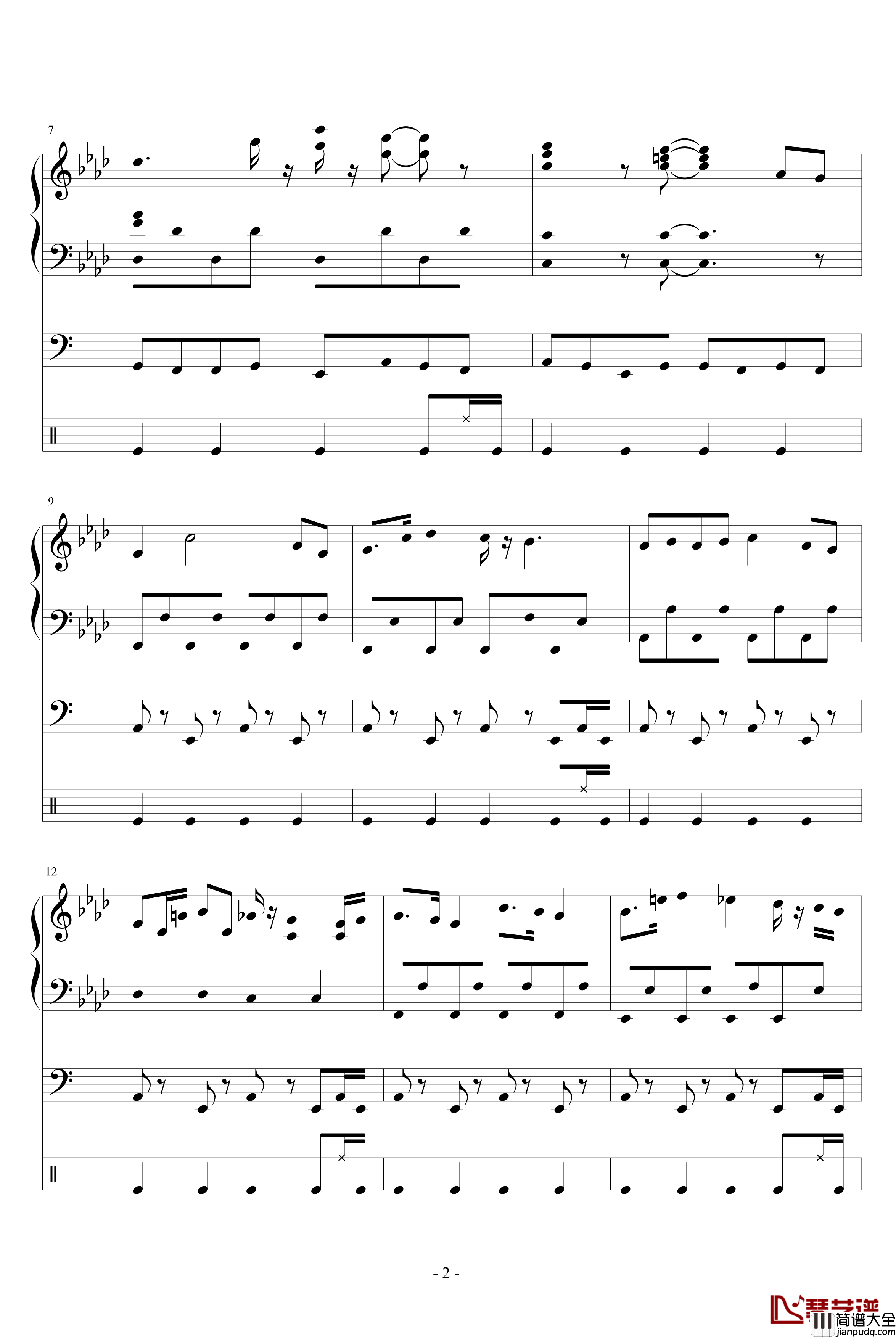 柯南主题曲钢琴谱_名侦探柯南