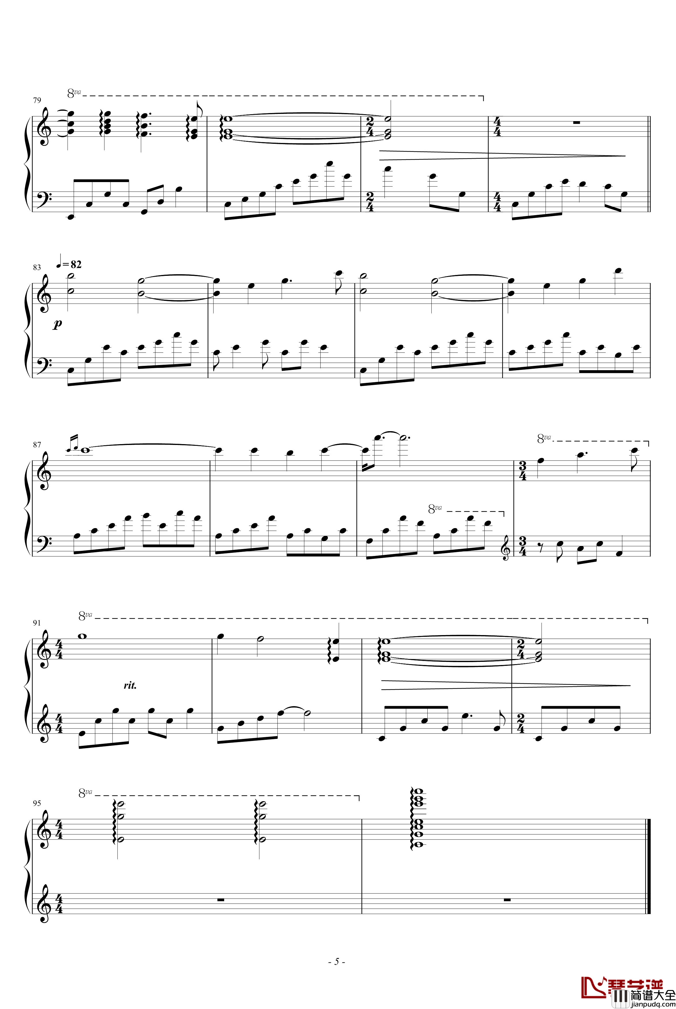 Gracefully钢琴谱_Giovanni_Marradi_乔瓦尼