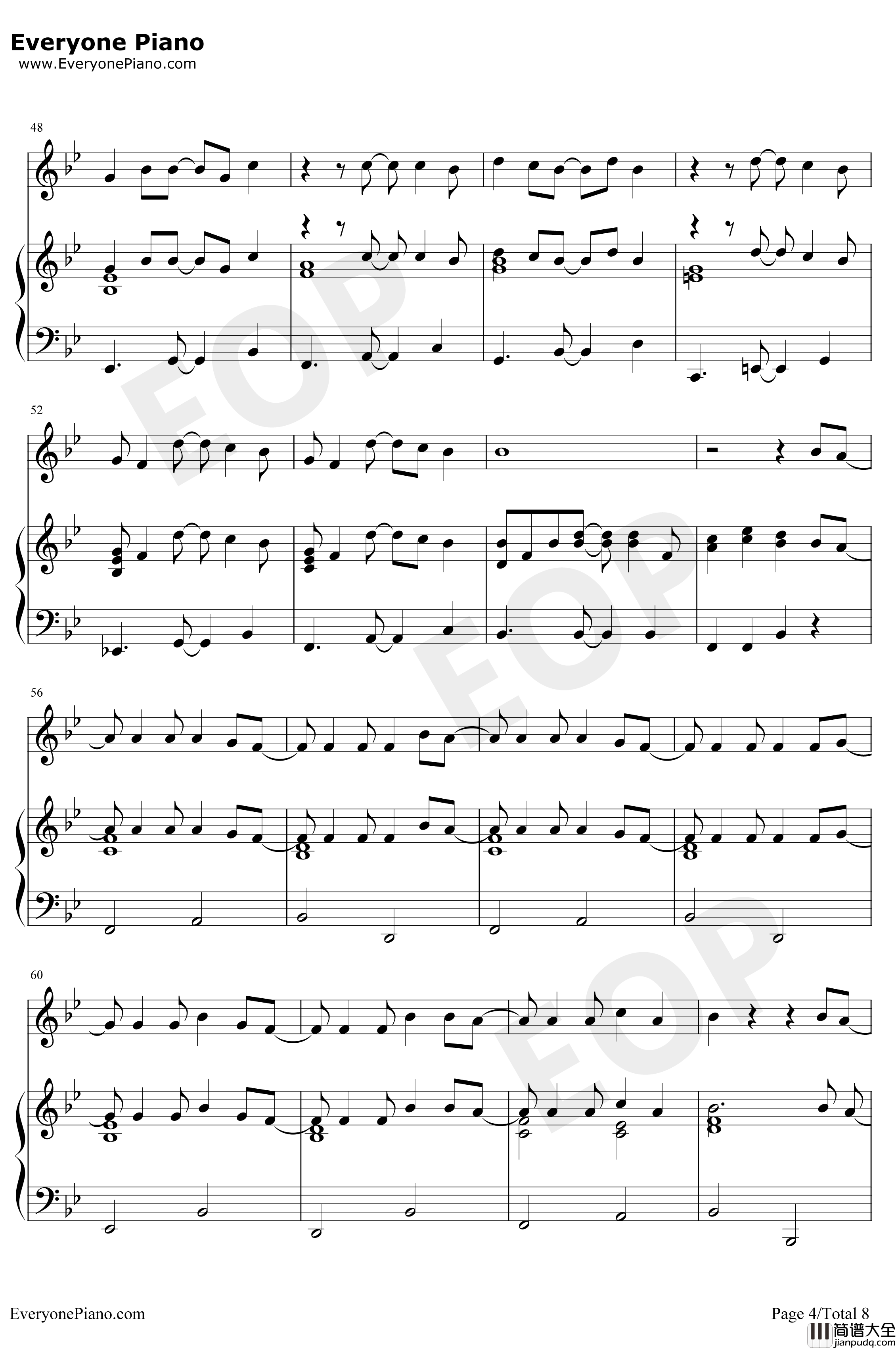 Under_the_Sea钢琴谱_AlanMenken_小美人鱼主题曲