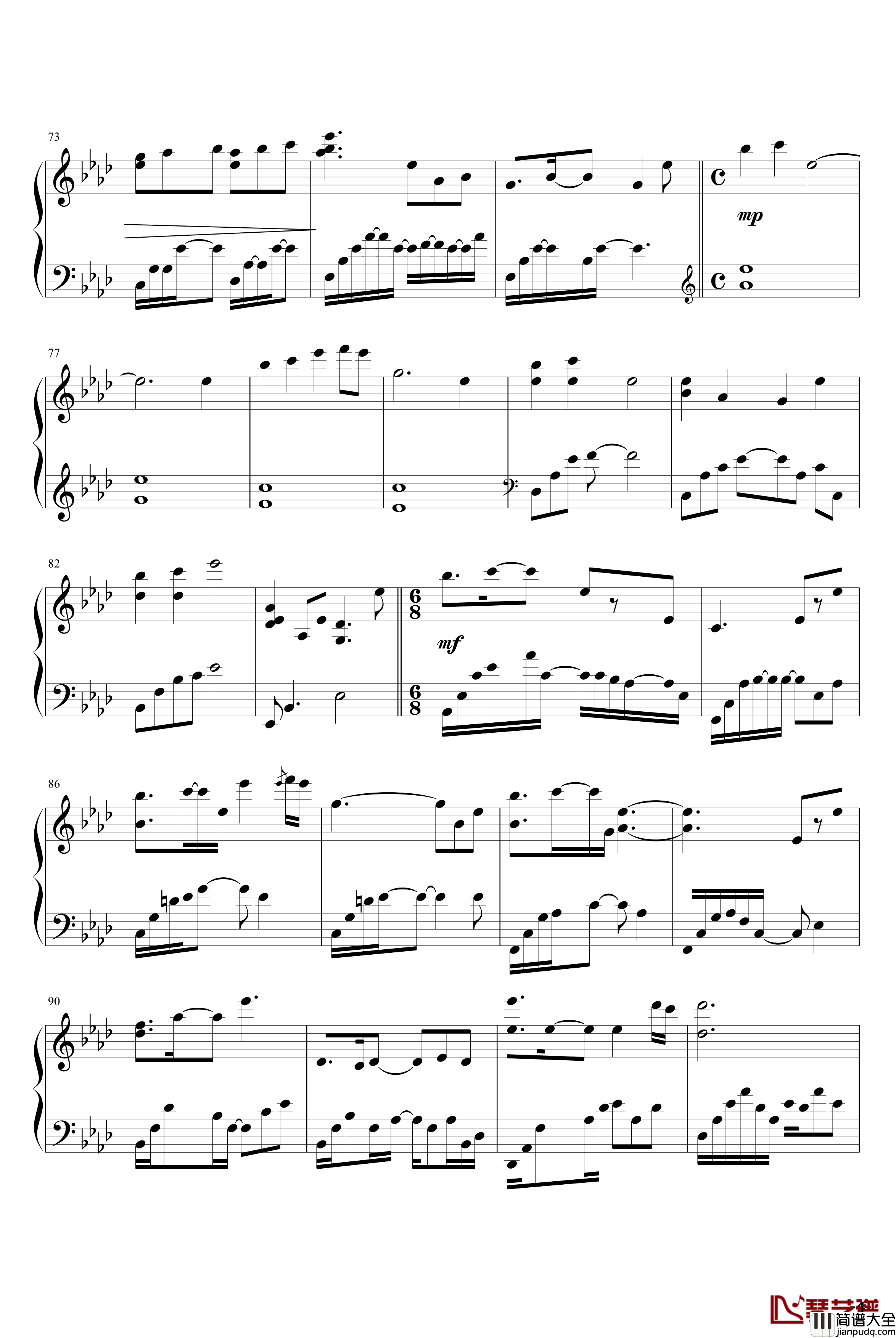 Ribbonized钢琴谱_Yiruma