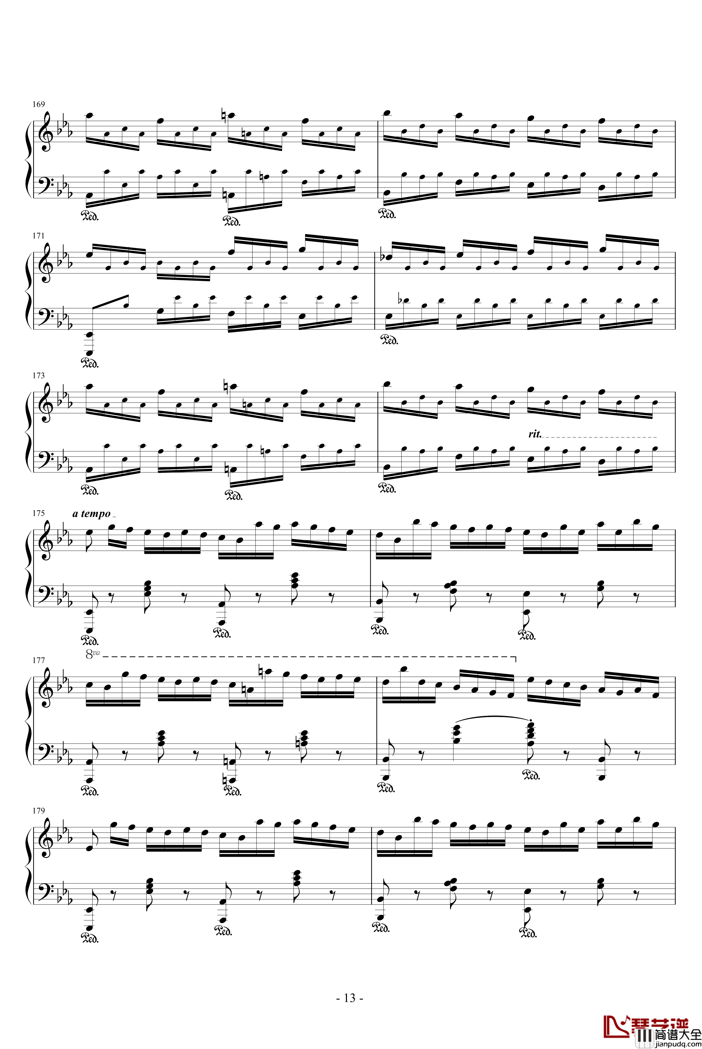 “肖邦革命幻想曲钢琴谱_肖邦_chopin