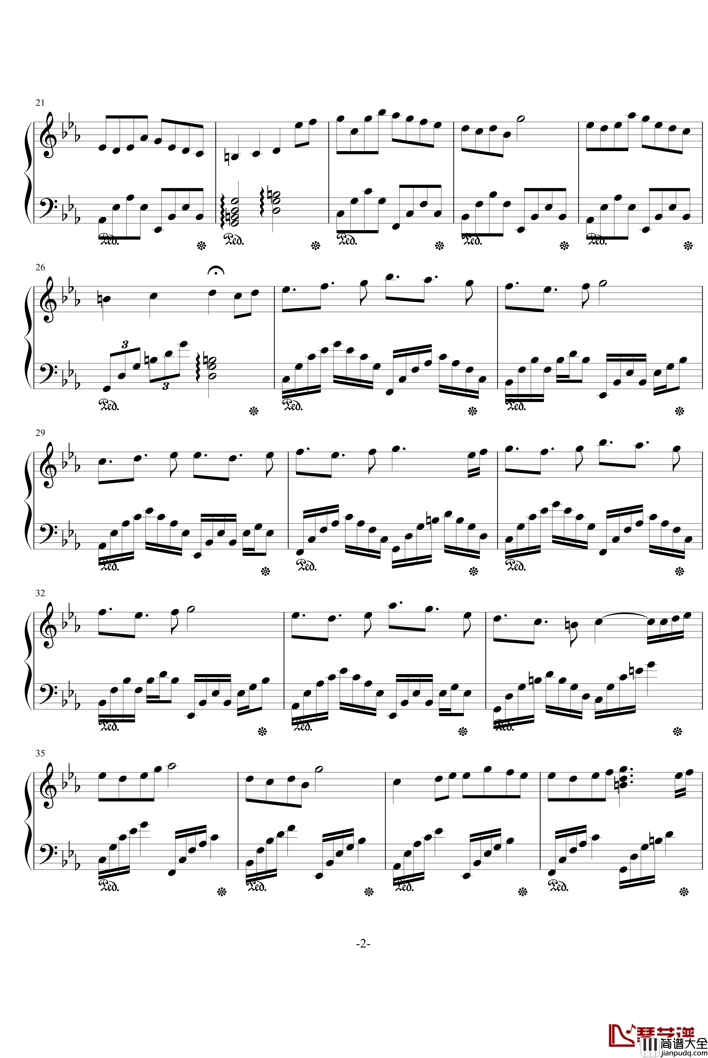 忧愁与快乐钢琴谱_PianoYZ