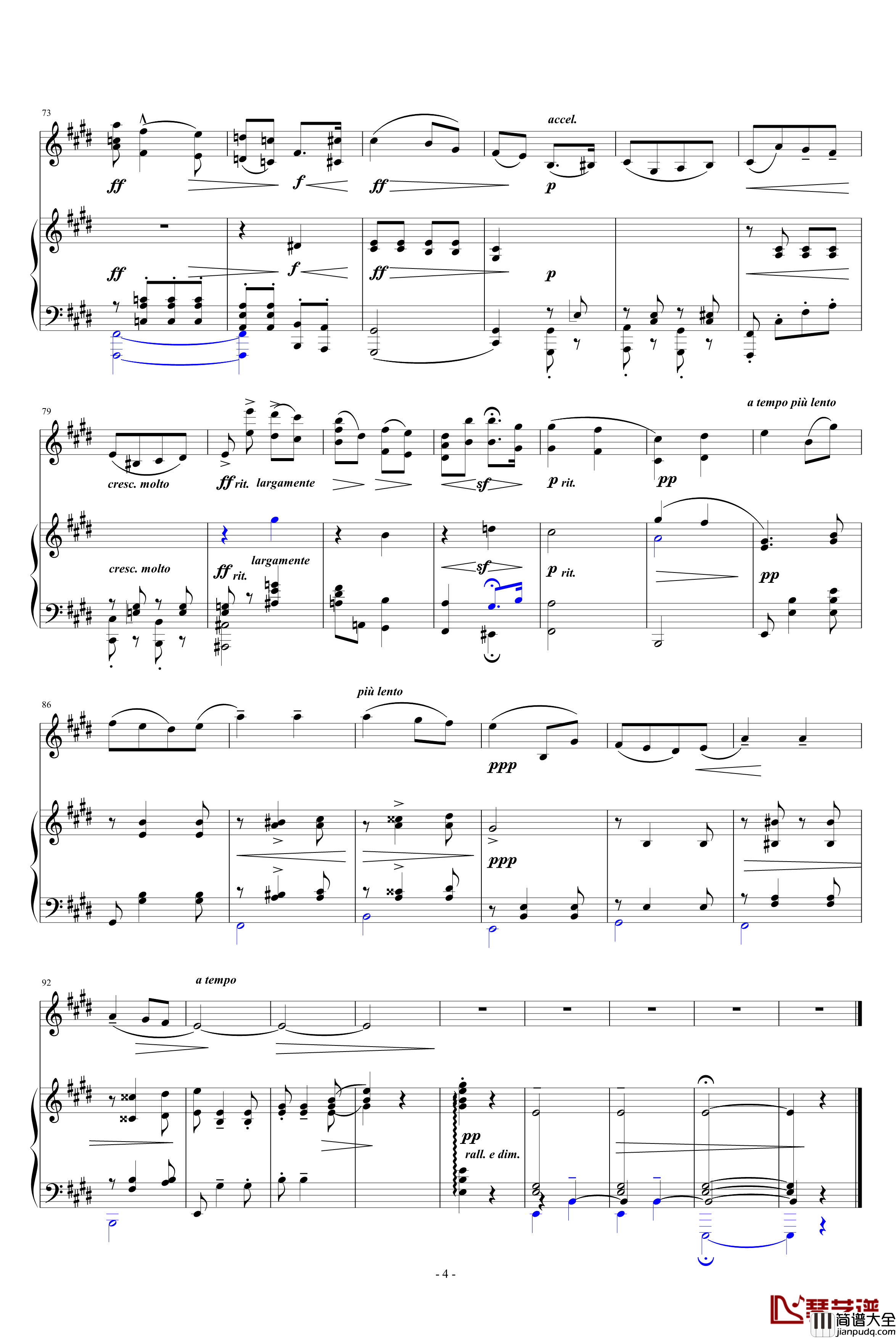 爱的致意钢琴谱_埃尔加_Edward_Elgar