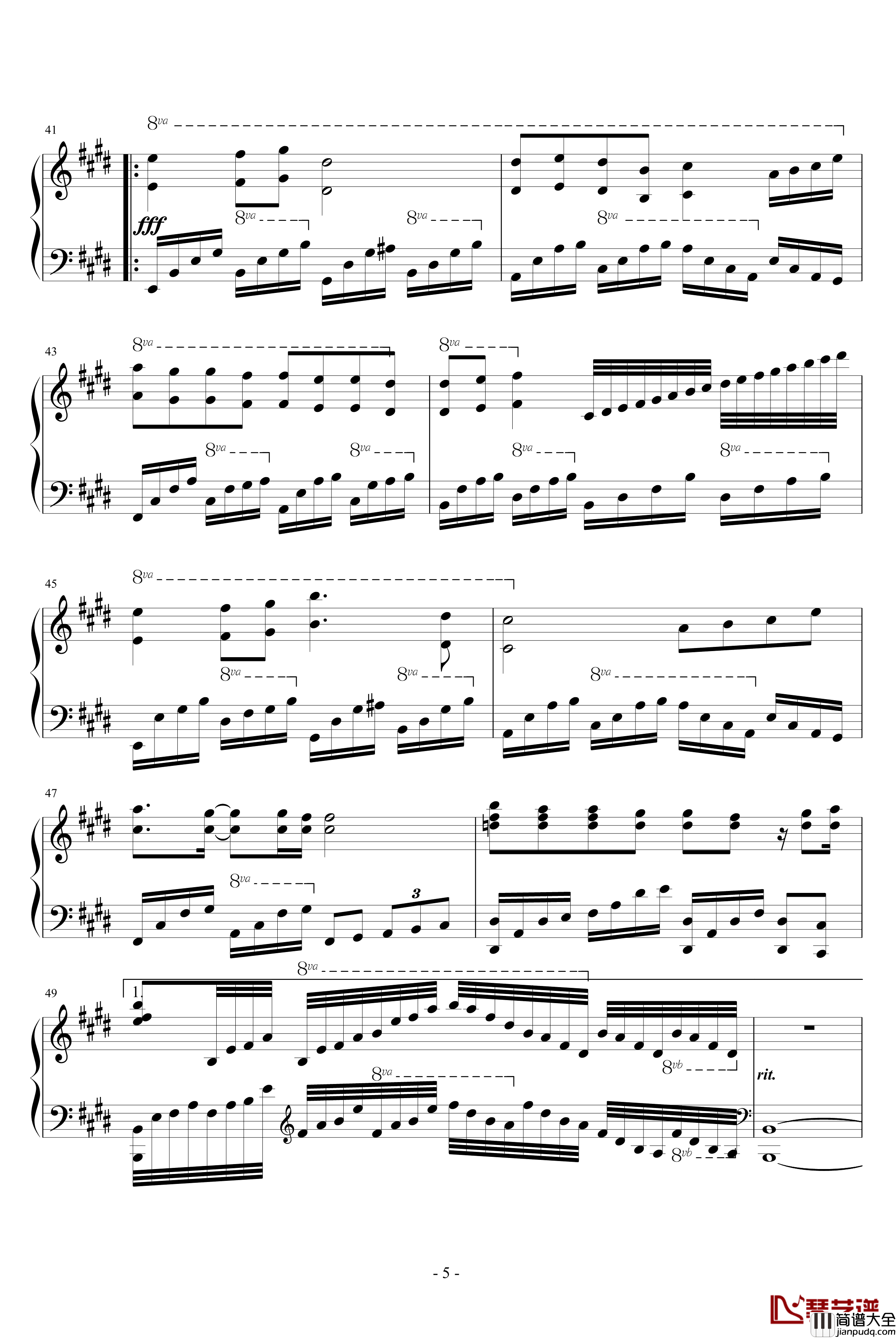 melodies_of_life钢琴谱_最终幻想