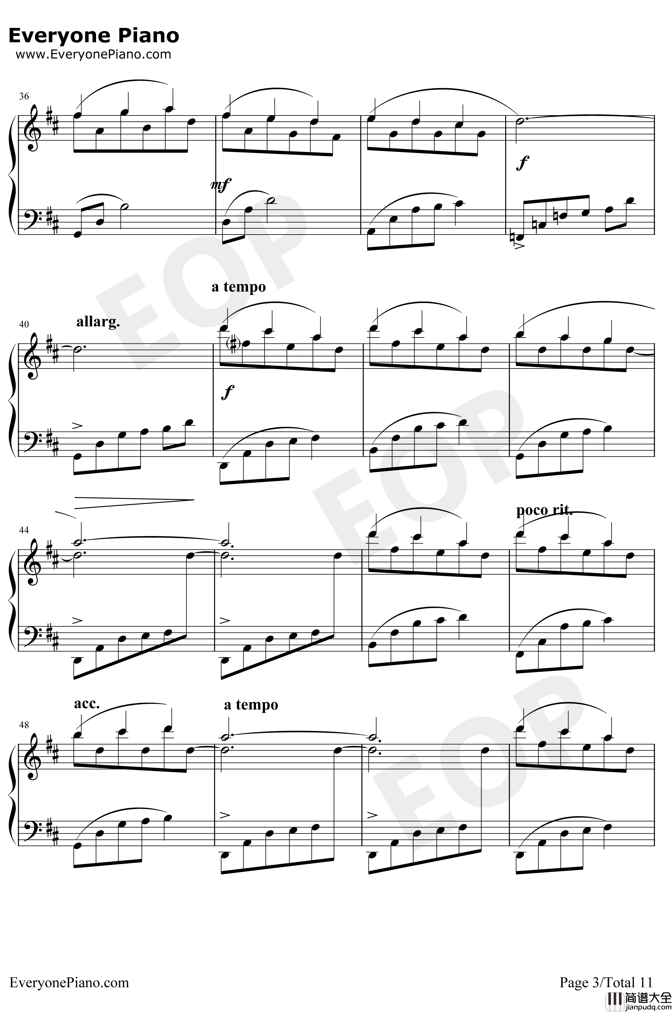 Le_Onde钢琴谱_LudovicoEinaudi