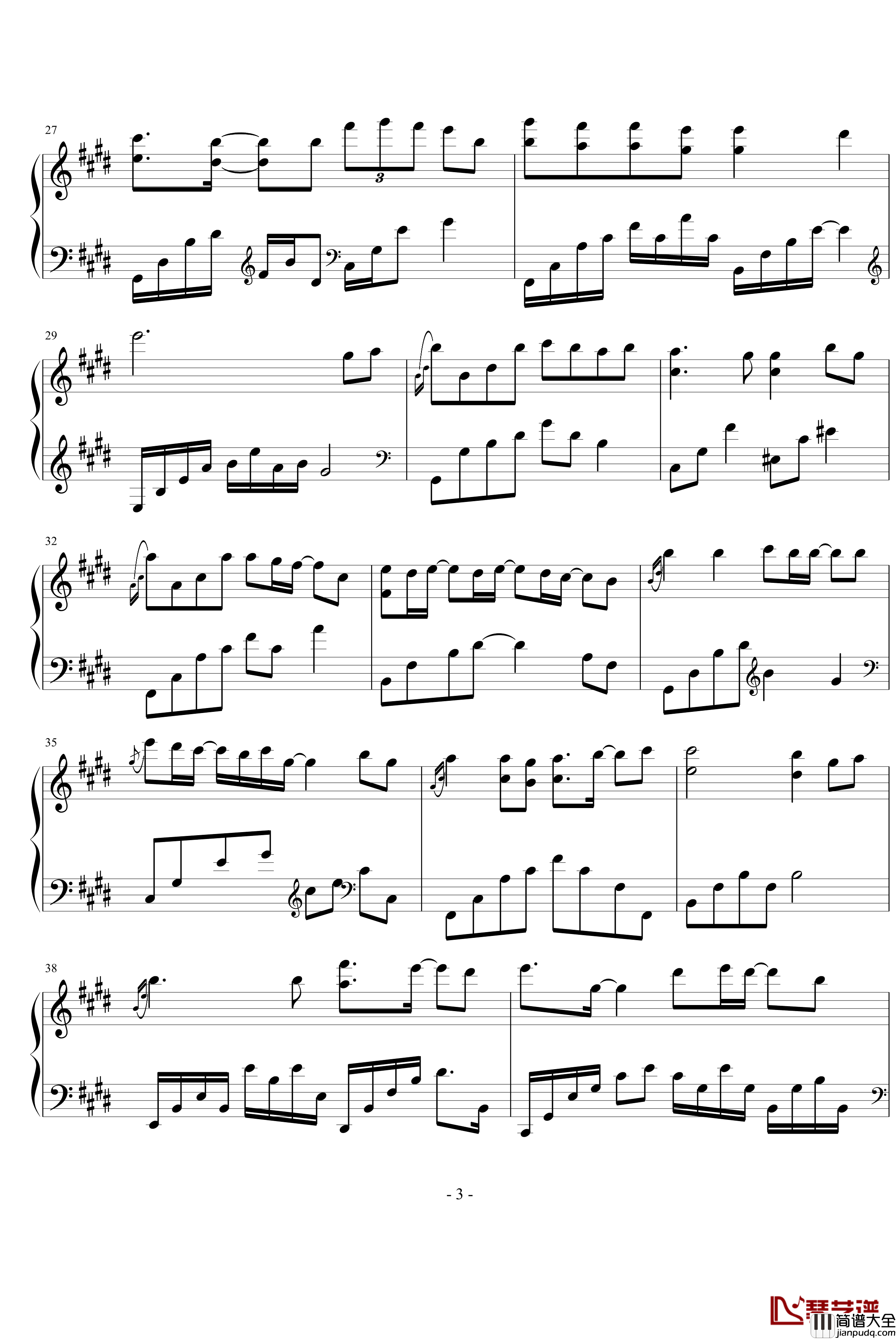 后爱钢琴谱_Yiruma_Piano_Solo