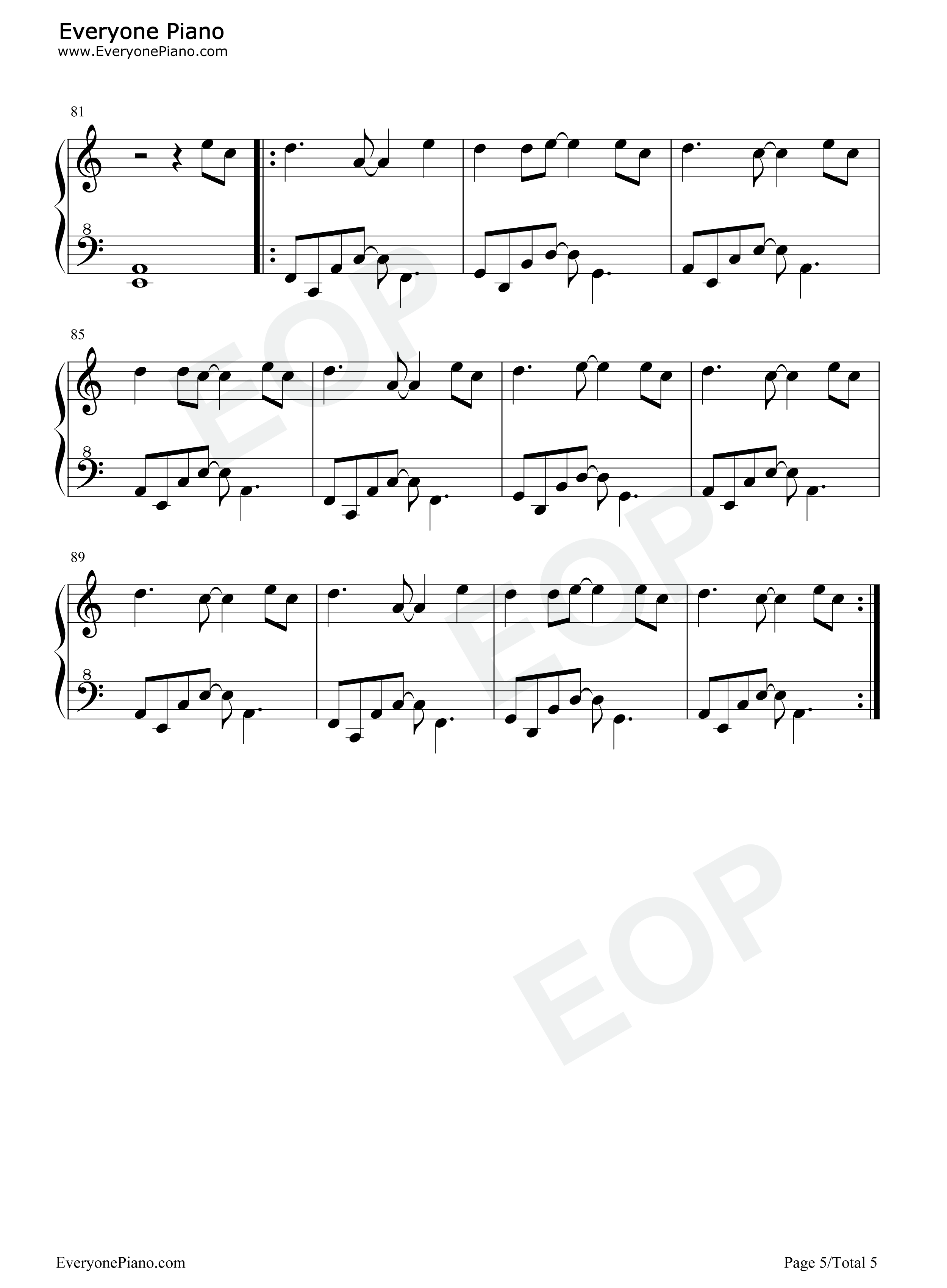 Take_Me_Hand钢琴谱_Cécile_Corbel_DAISHI_DANCE
