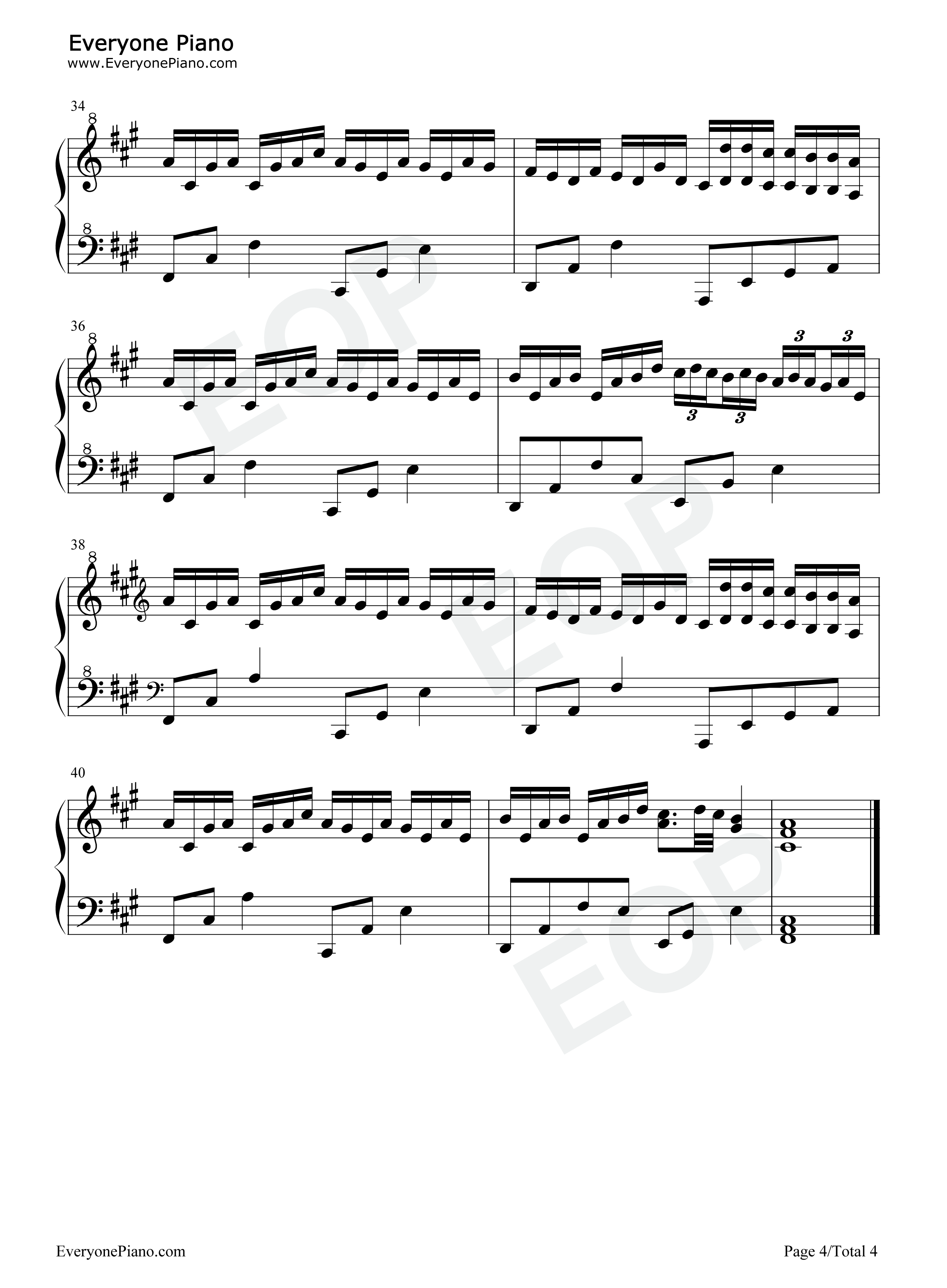 Lacrimosa钢琴谱_Gipsy