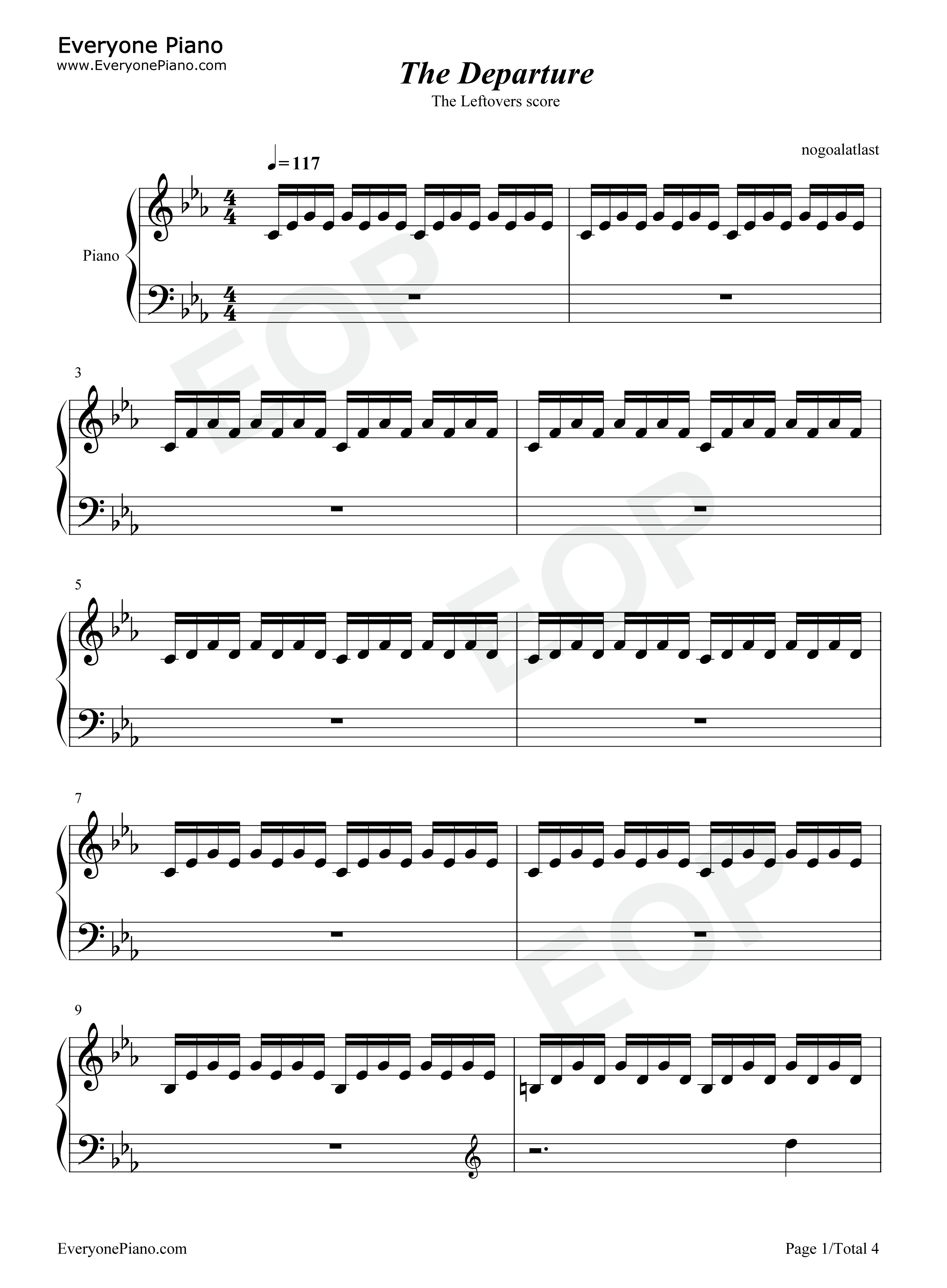 The_Departure钢琴谱_Max_Richter
