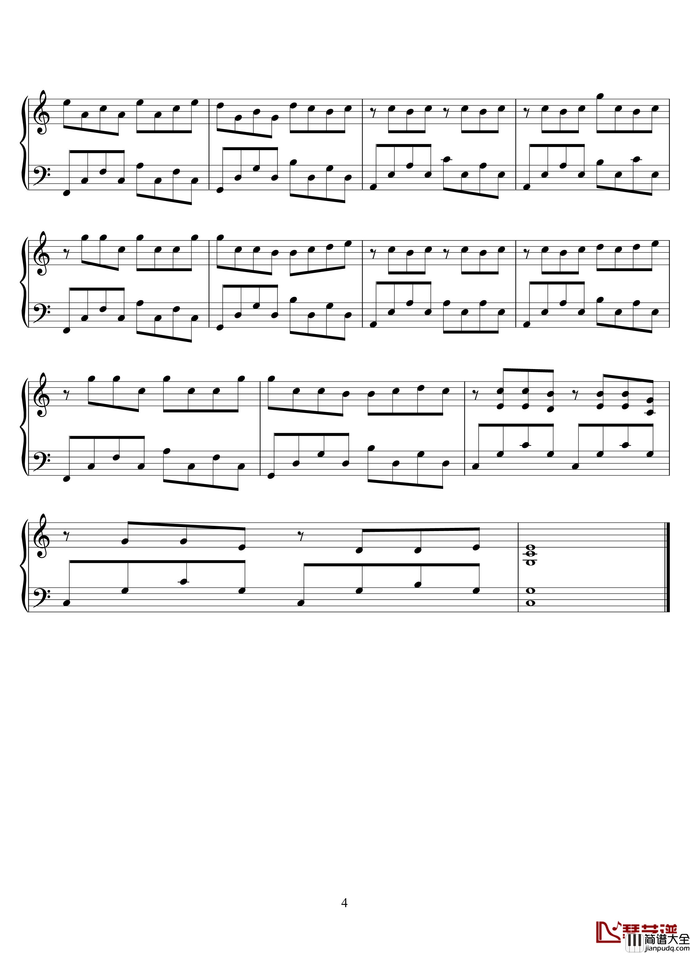 After_a_Busy_Day钢琴谱_lixiang'spiano