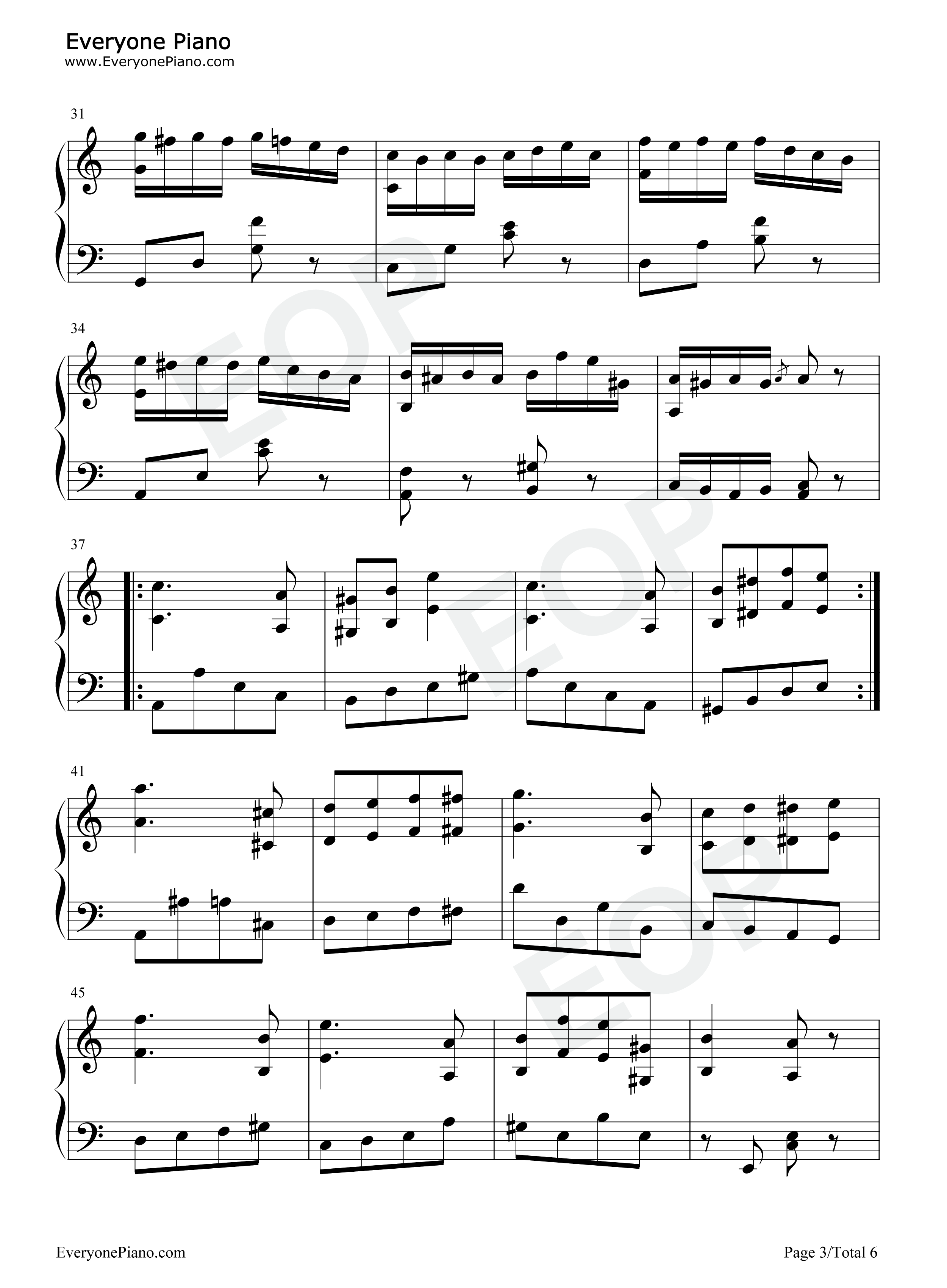 帕格尼尼第24号随想曲钢琴谱_尼科罗·帕格尼尼_Niccolò_Paganini