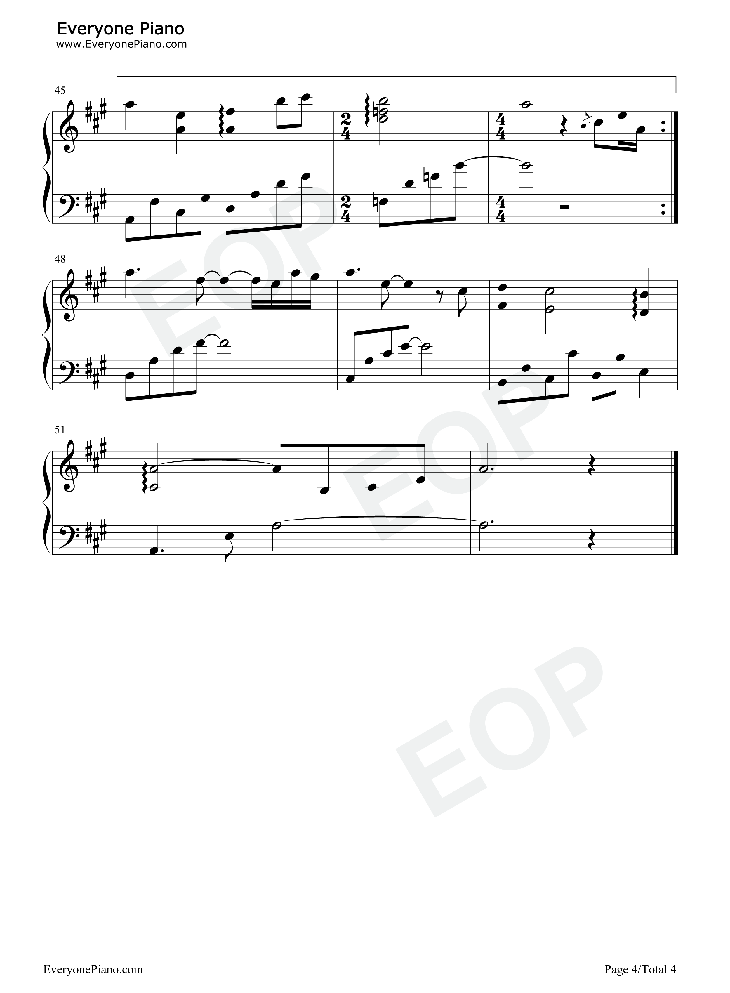 Reason钢琴谱_李闰珉_Yiruma