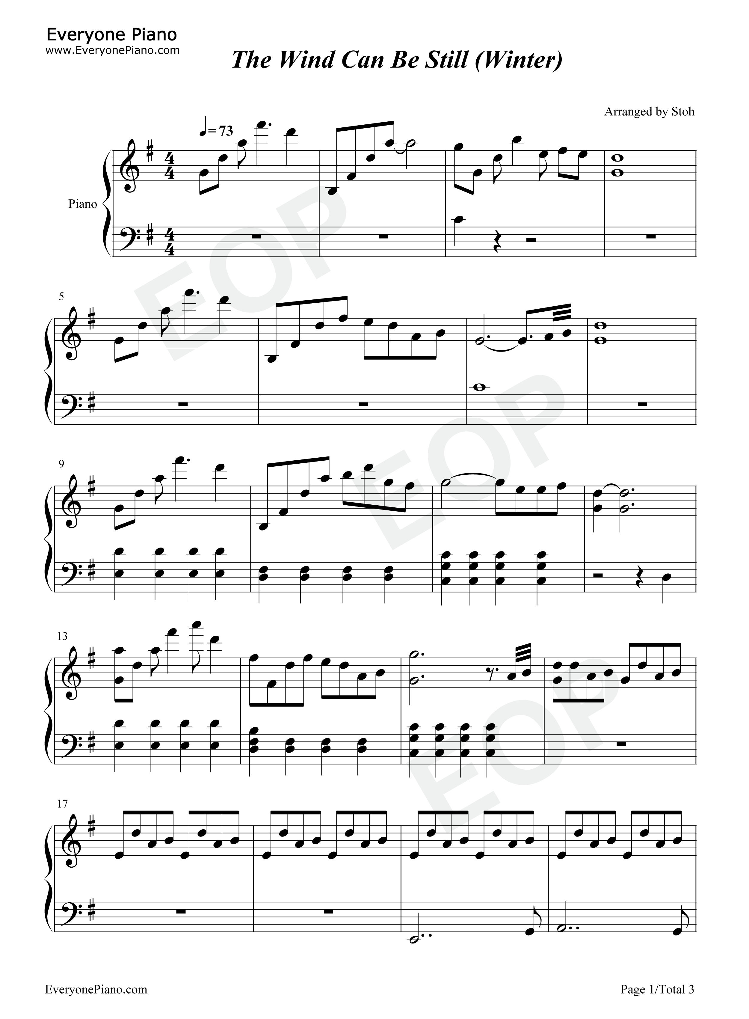 The_Wind_Can_Be_Still_Winter钢琴谱_Eric_Barone