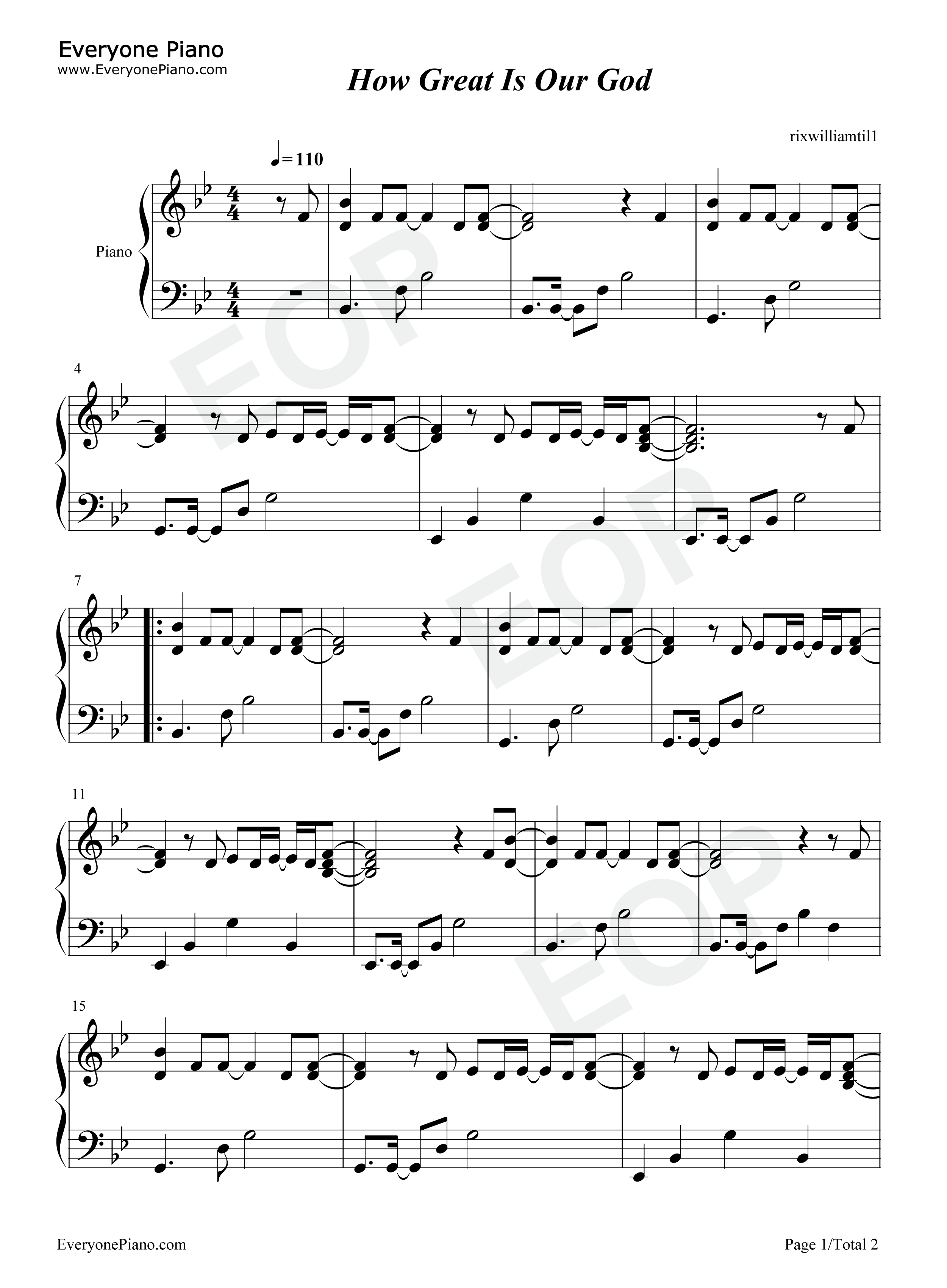 How_Great_Is_Our_God钢琴谱_Chris_Tomlin_克里斯•汤姆林