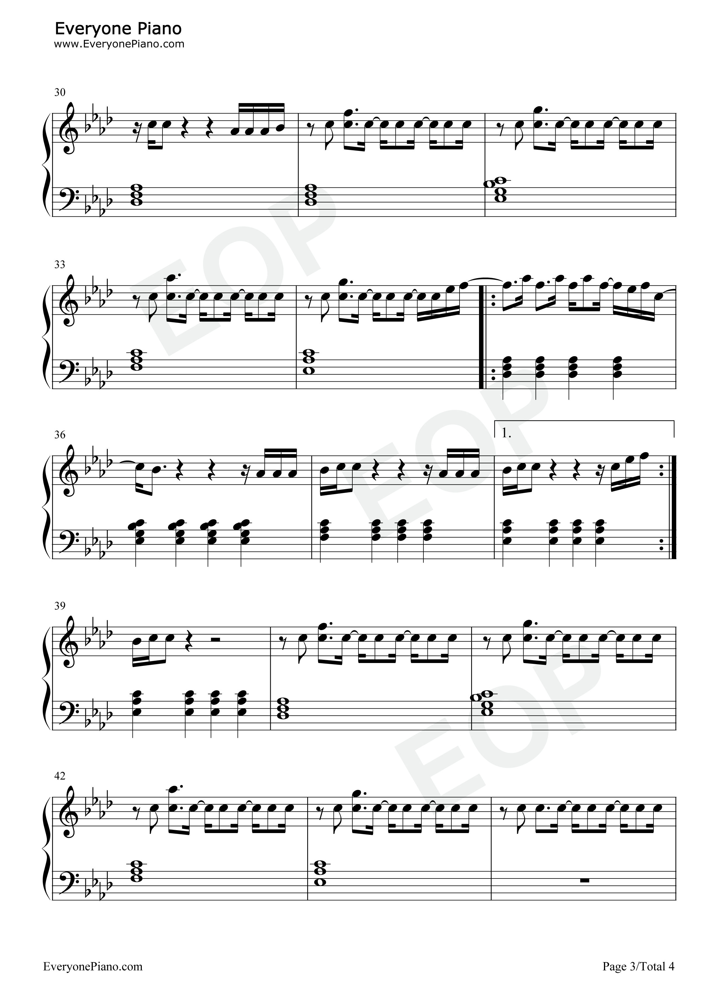 Visions_of_Gideon钢琴谱_Sufjan_Stevens