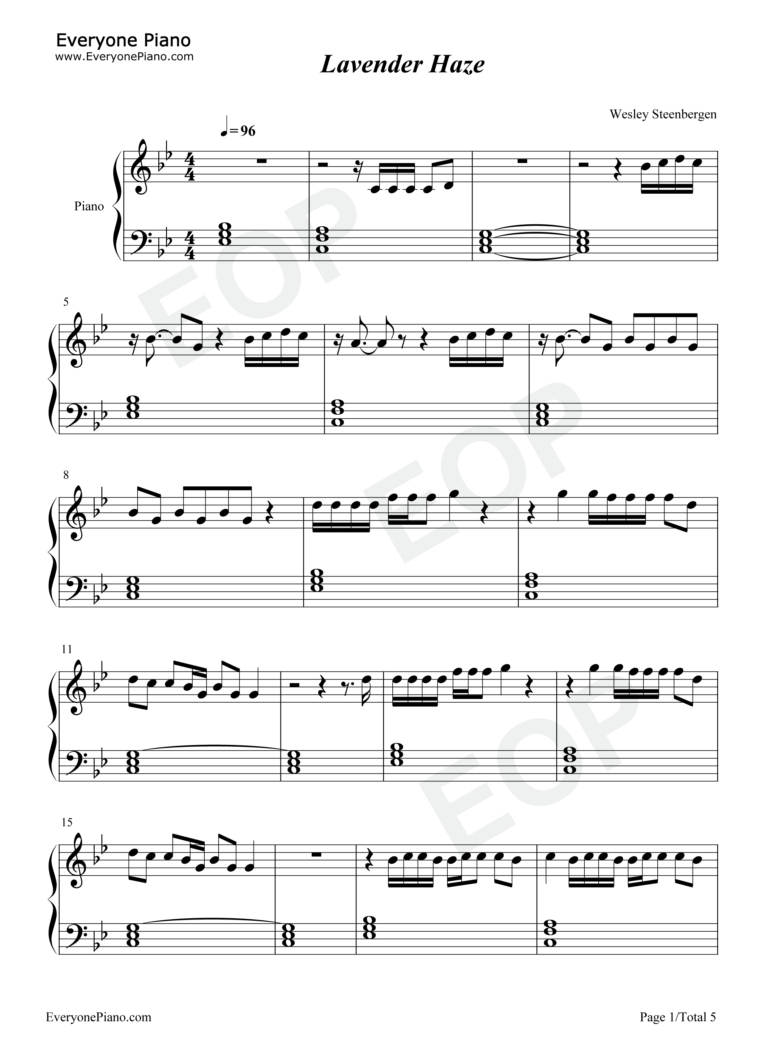 Lavender_Haze钢琴谱_Taylor_Swift