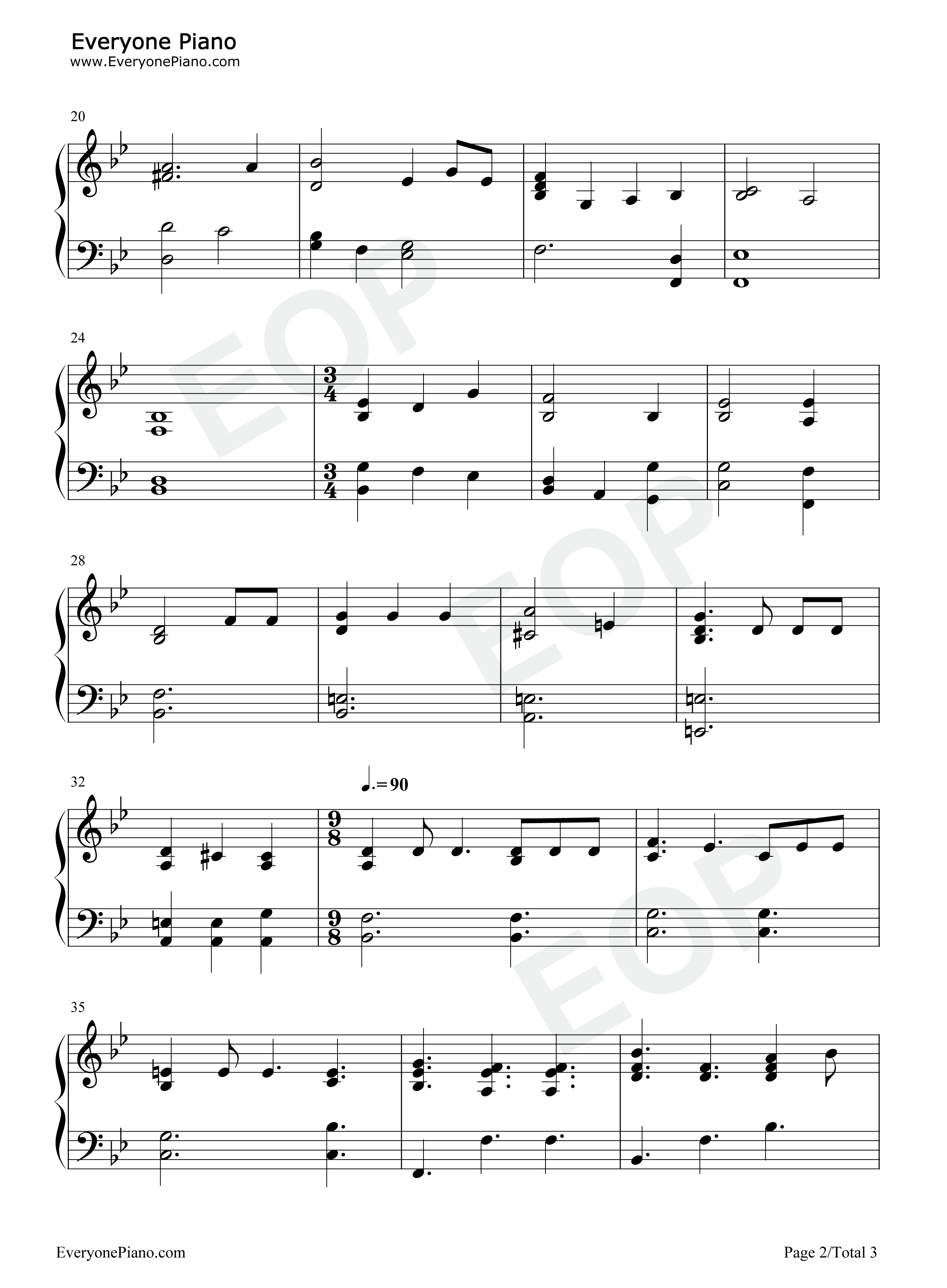 The_Lords_Prayer钢琴谱_Albert_Hay_Malotte