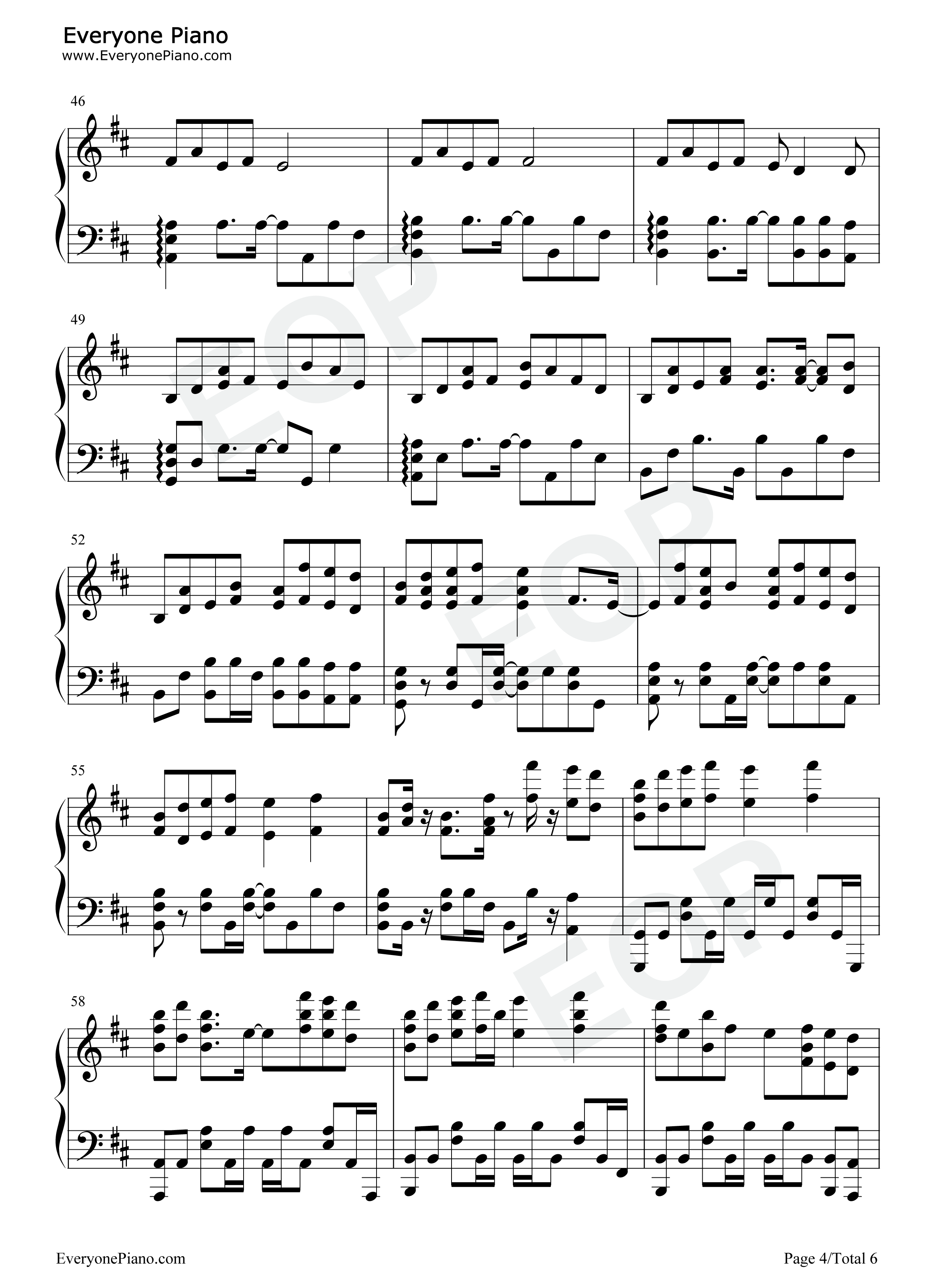 精卫钢琴谱_30年前50年后