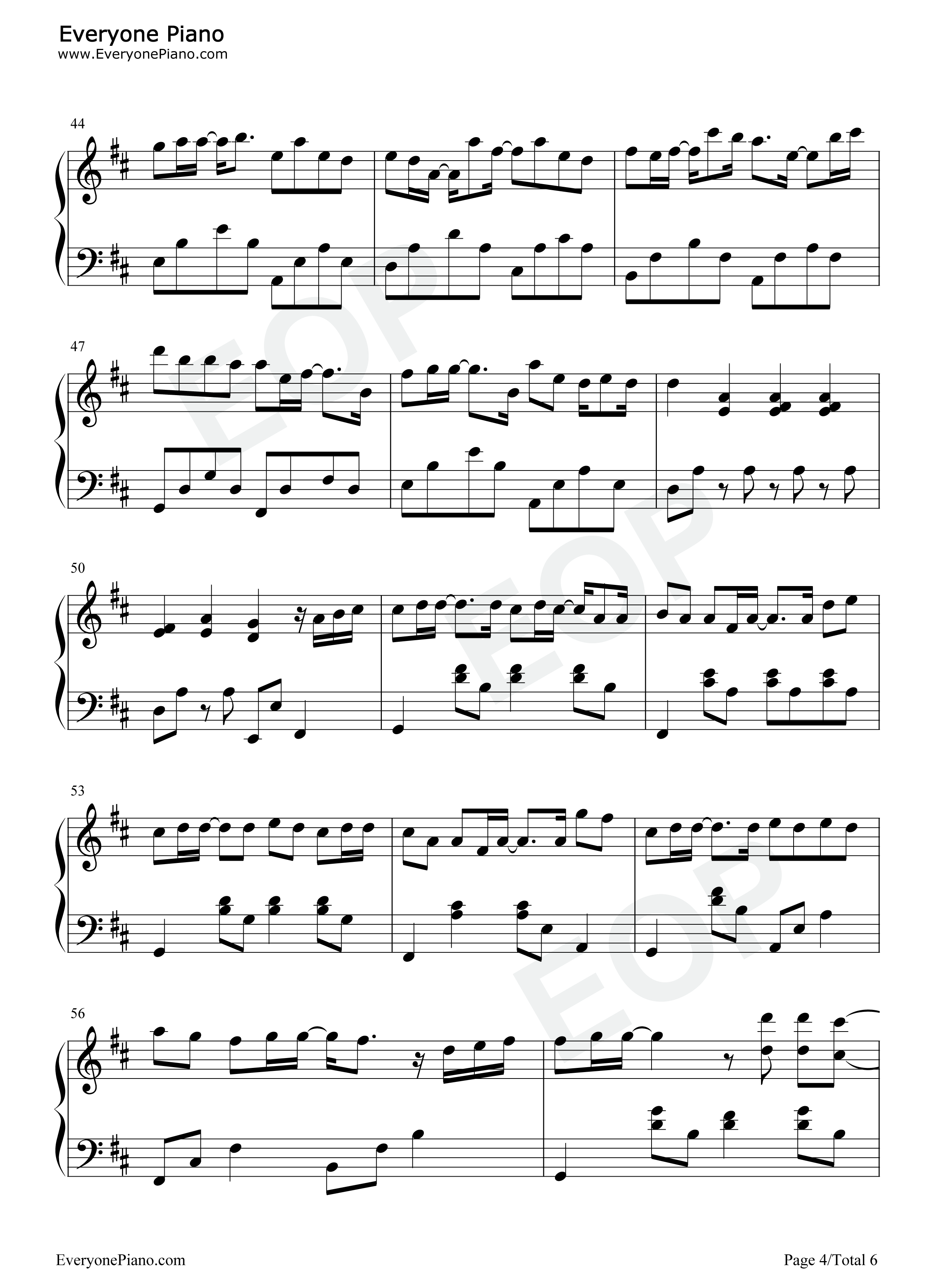 字字句句钢琴谱_张碧晨_王赫野