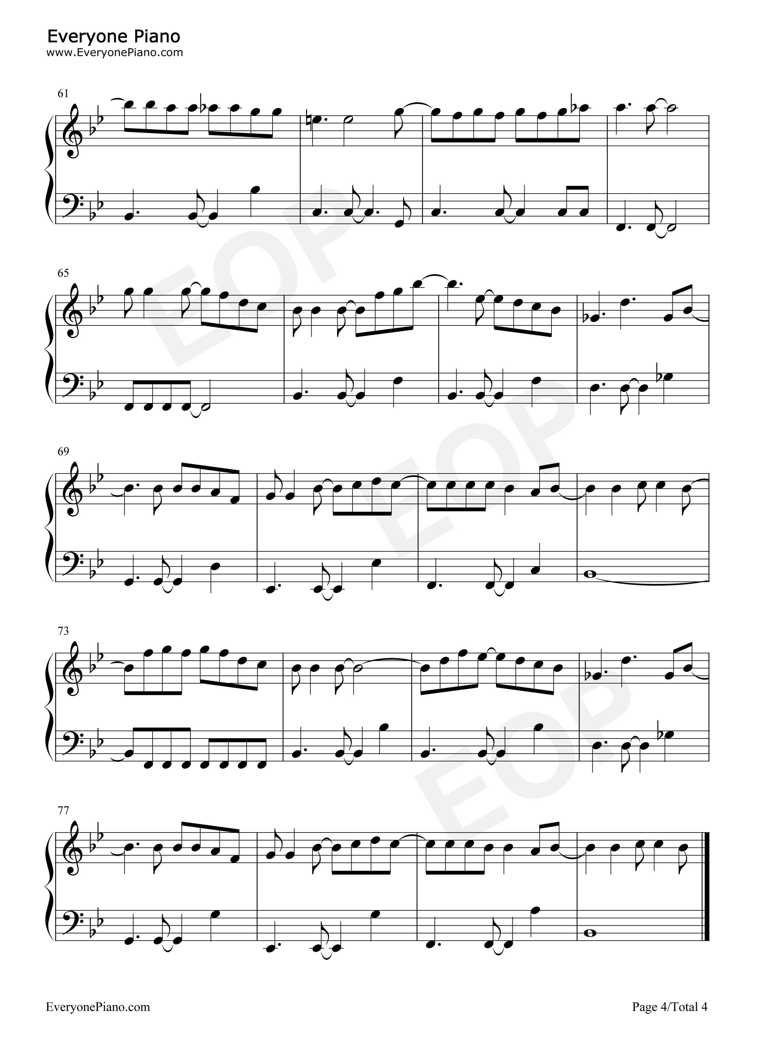 Made_You_Look钢琴谱_Meghan_Trainor