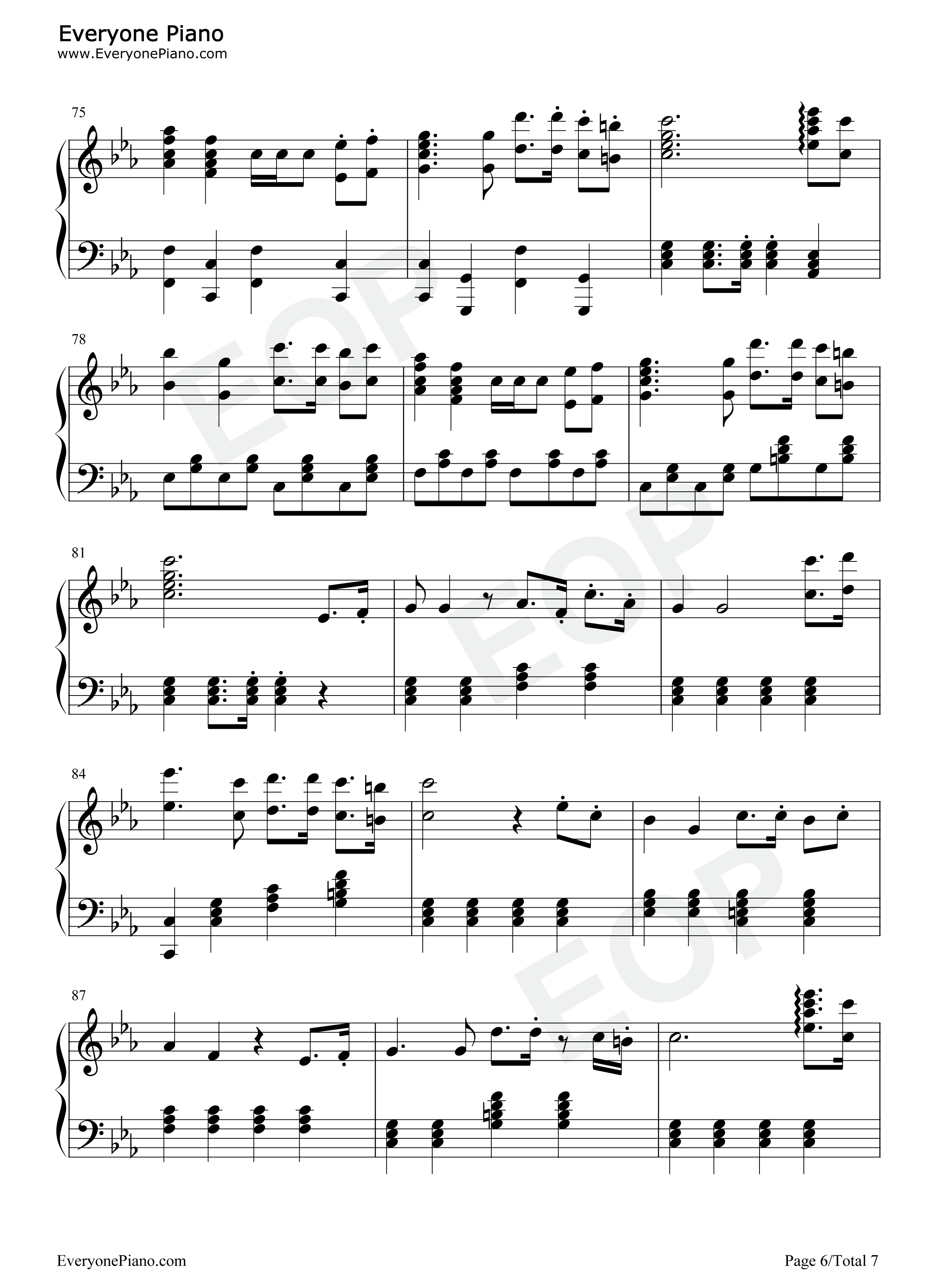 苏联坦克兵进行曲钢琴谱_Pokrass_brothers