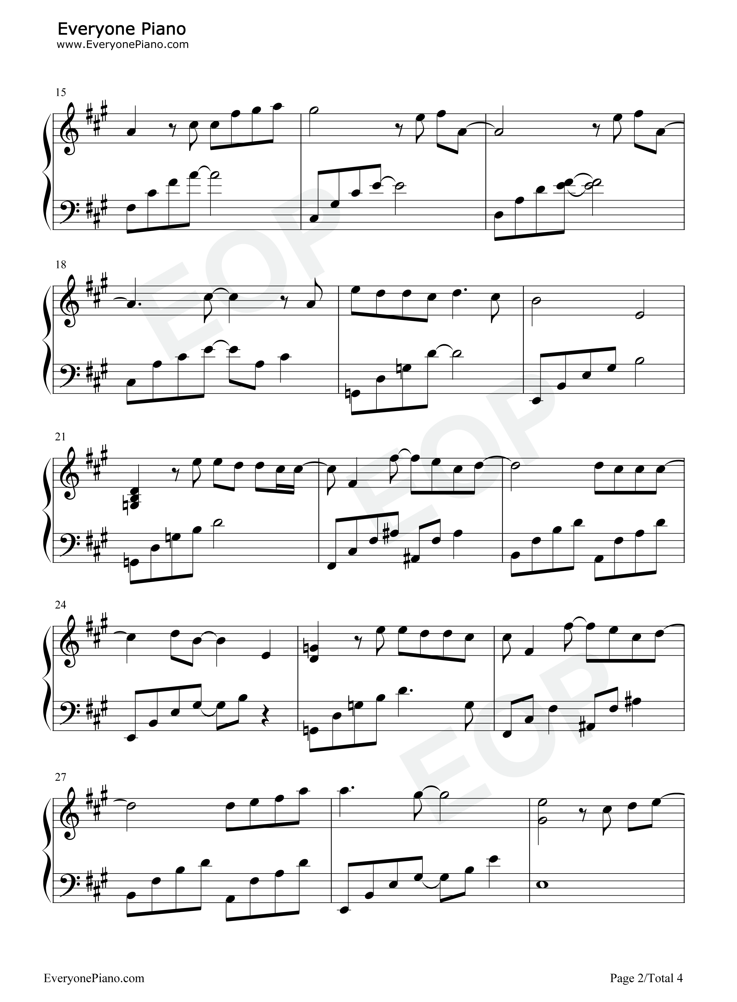 Reason钢琴谱_李闰珉_Yiruma