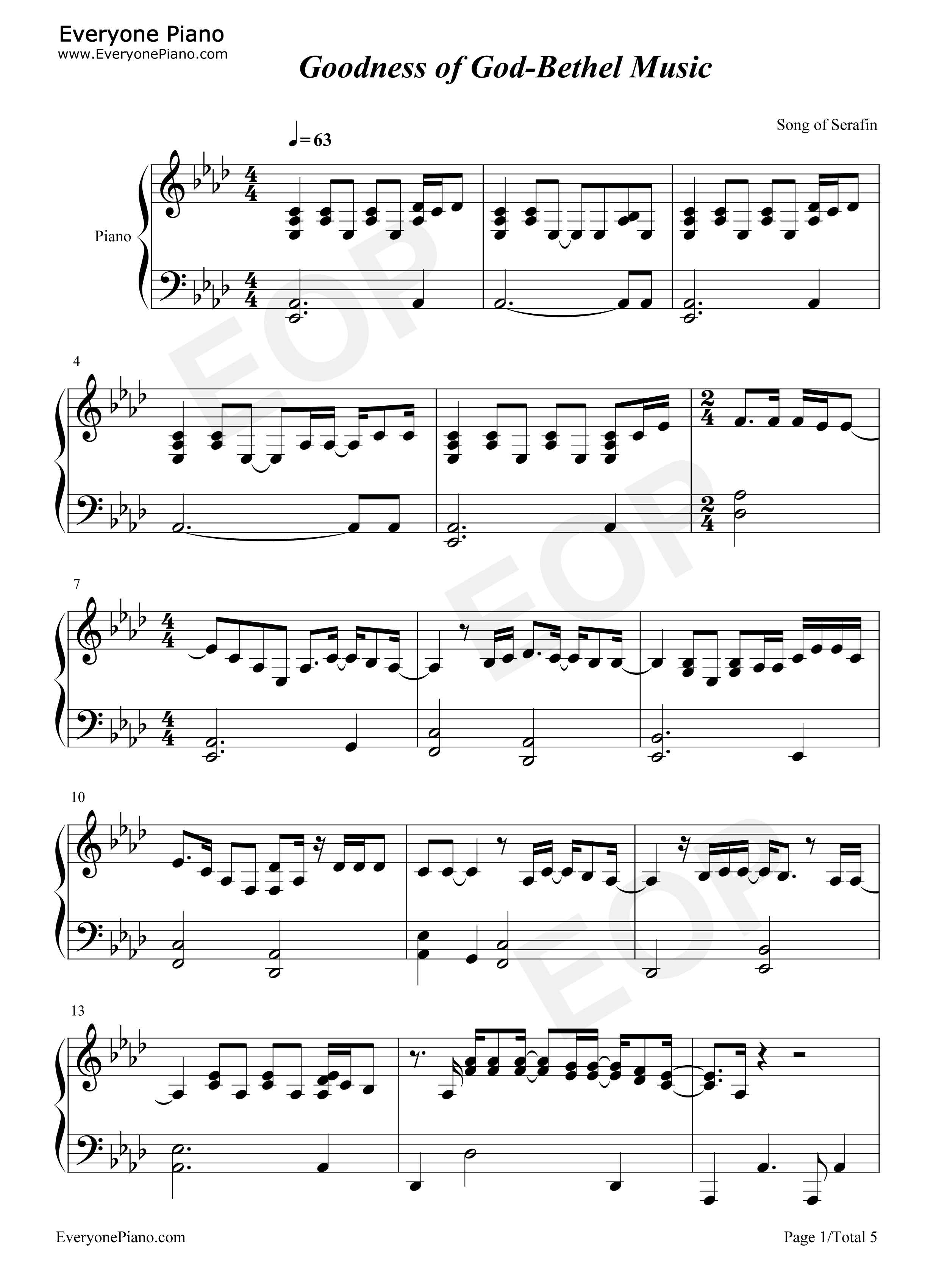 Goodness_of_God钢琴谱_Bethel_Music_Jenn_Johnson