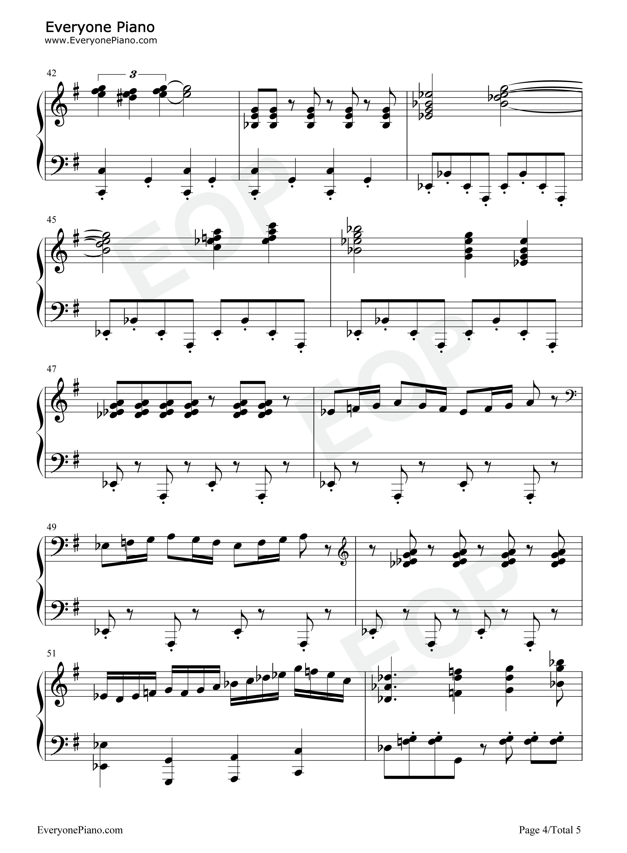 The_Simpsons_Theme钢琴谱_Danny_Elfman