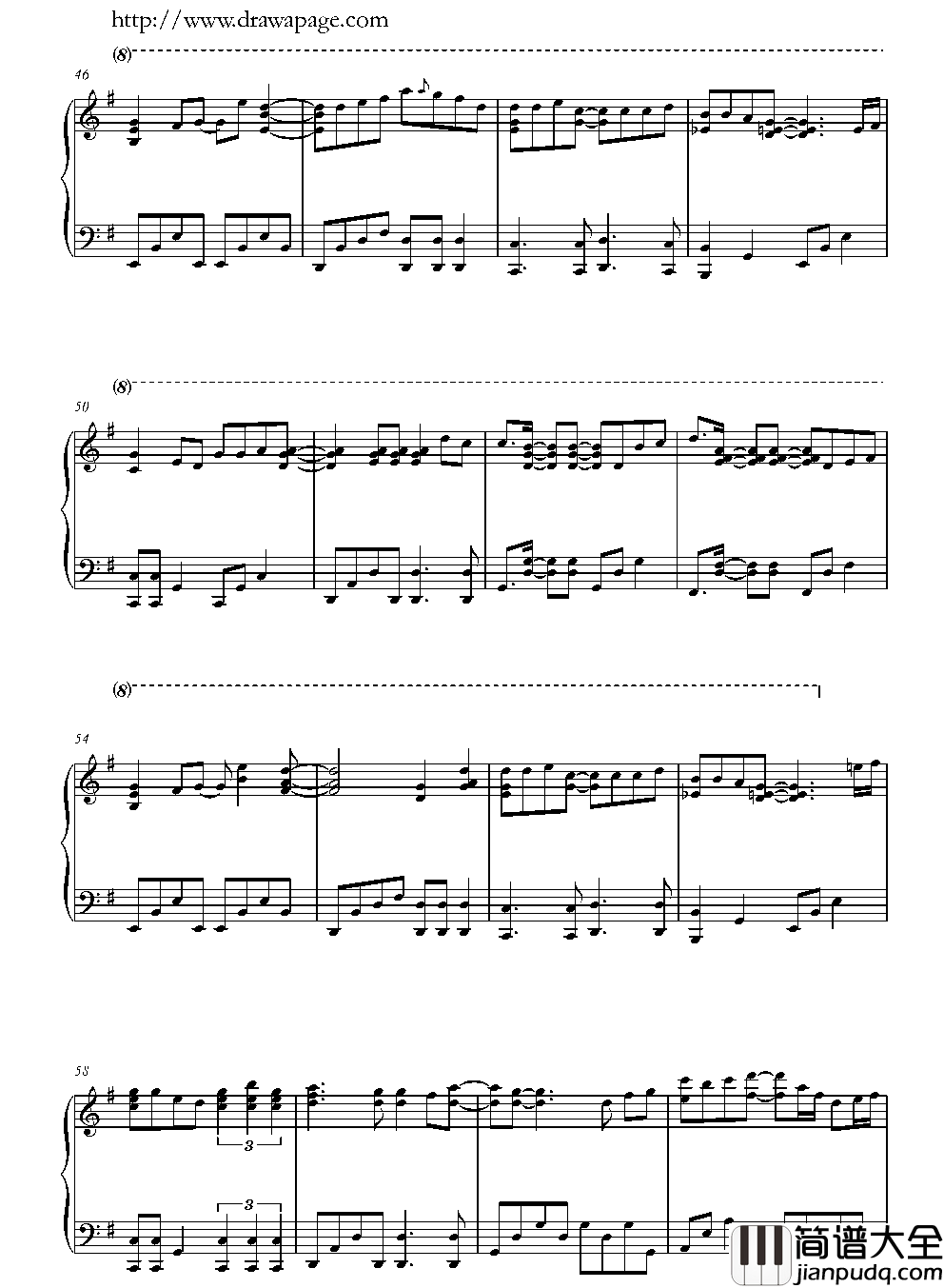 很想讨厌你钢琴谱_单恋双城_插曲