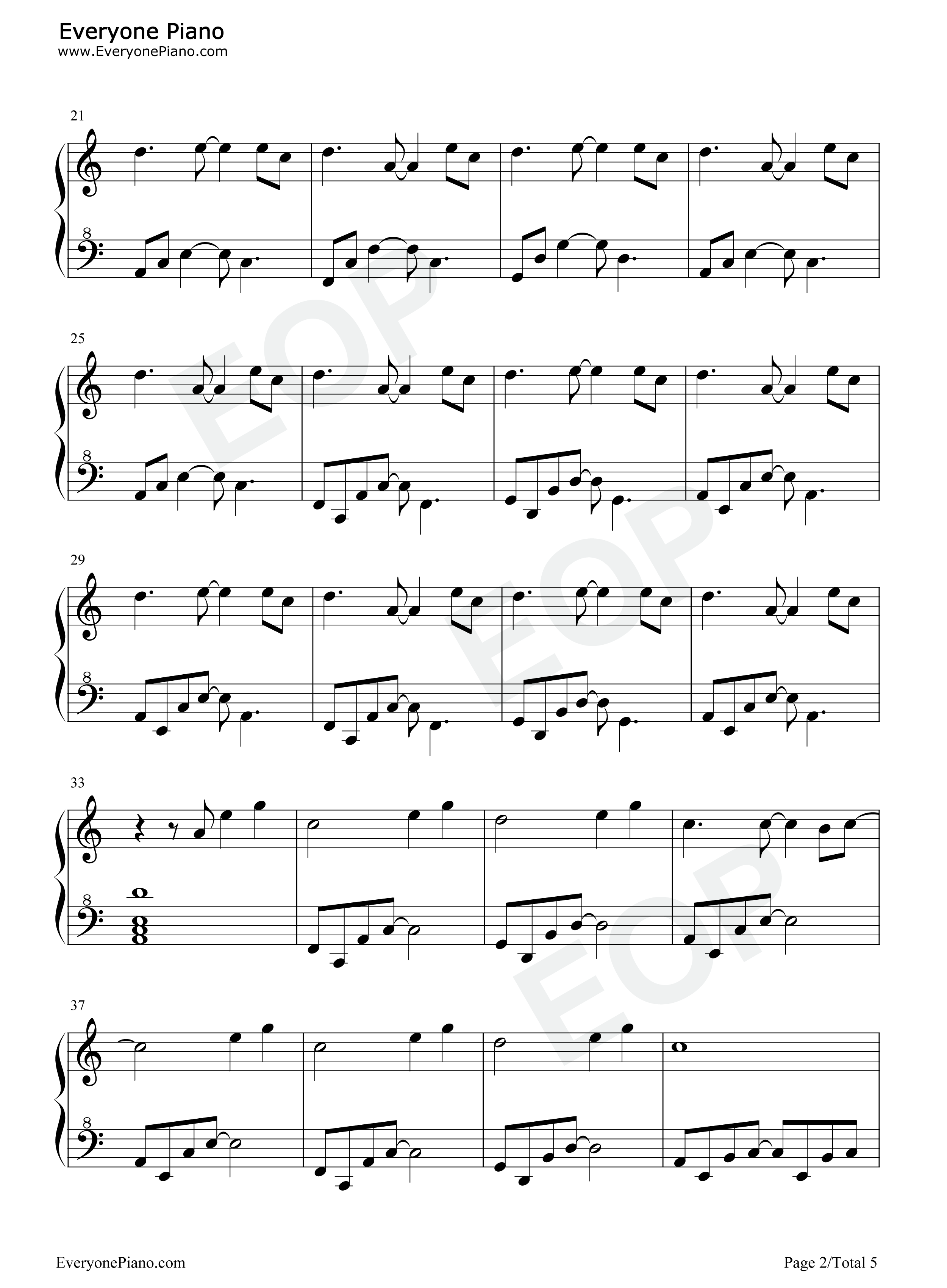 Take_Me_Hand钢琴谱_Cécile_Corbel_DAISHI_DANCE