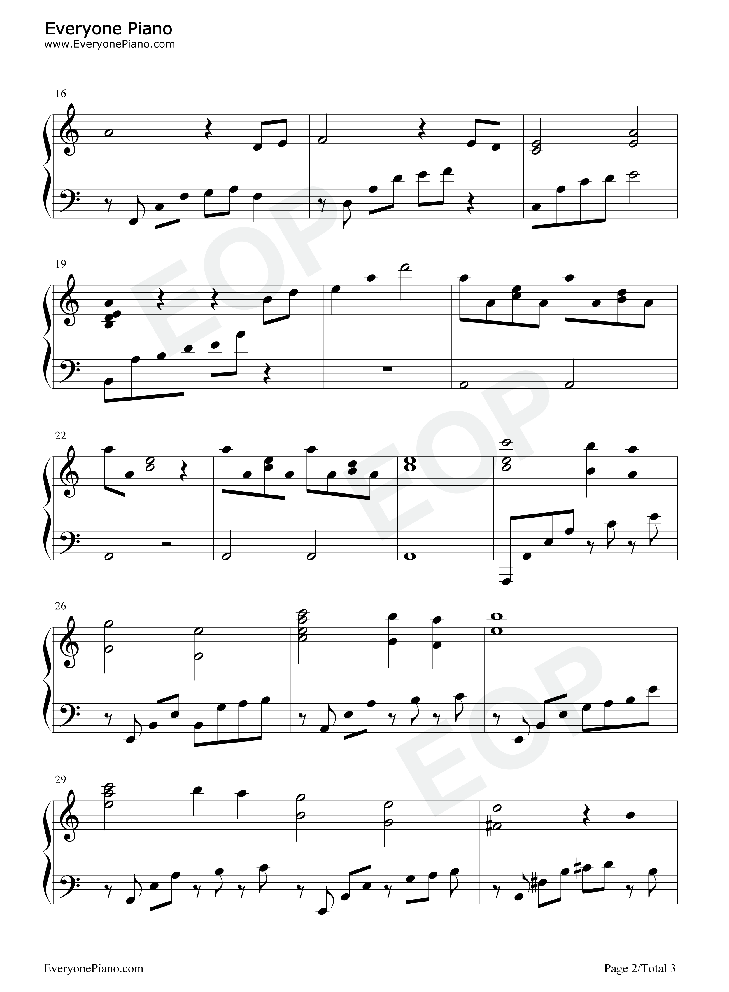 奥日与黑暗森林主题曲钢琴谱_Gareth_Coker