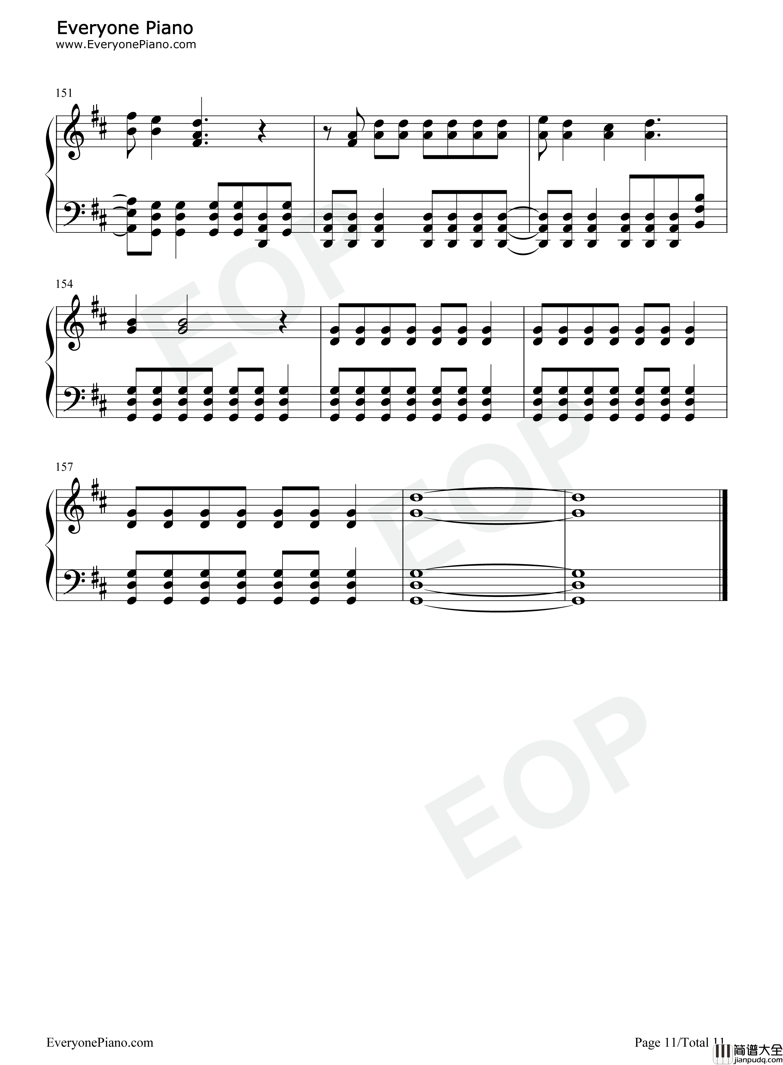 Everlong钢琴谱_Foo_Fighters