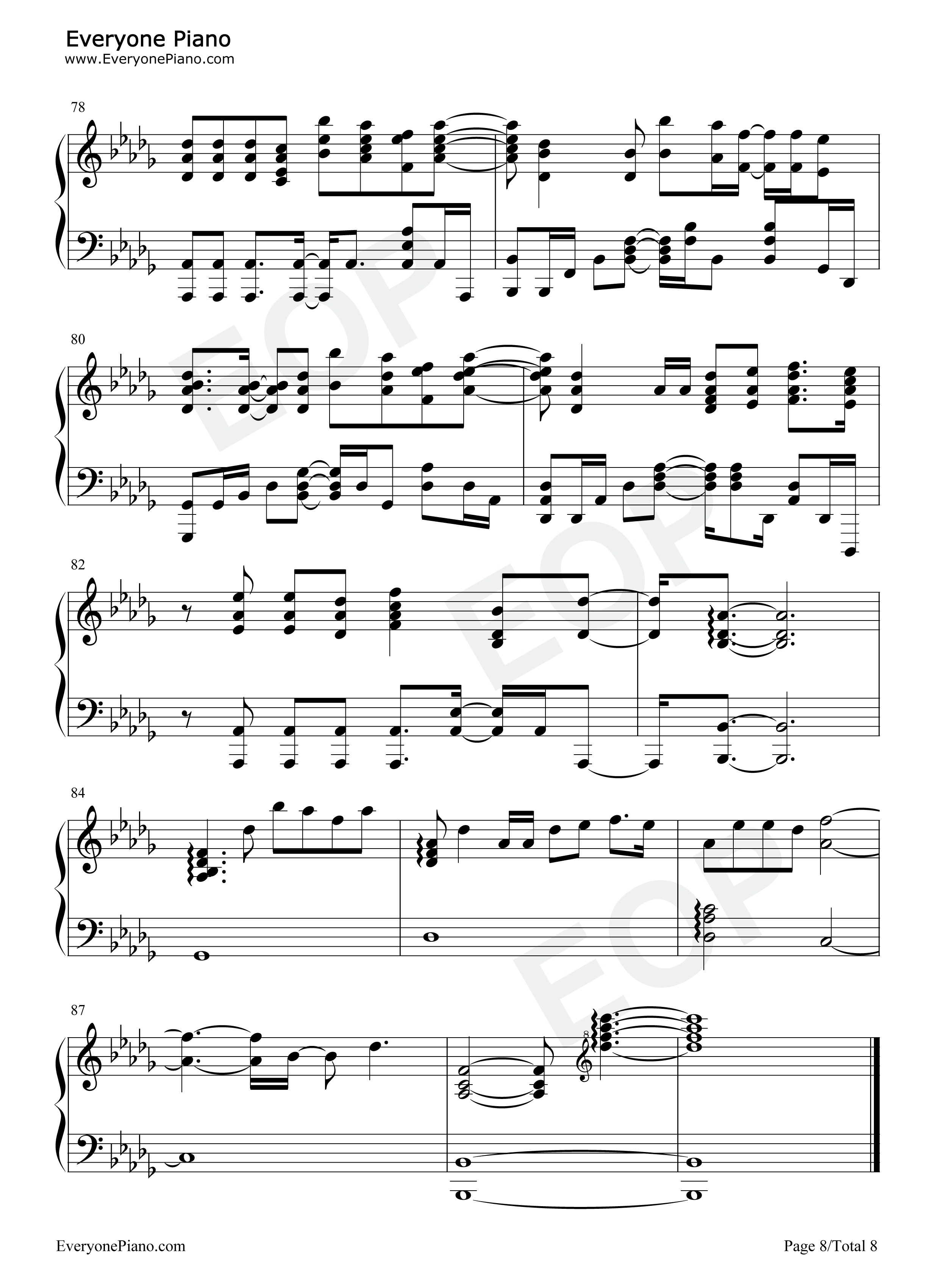 Monsters钢琴谱_周深_Katie_Sky