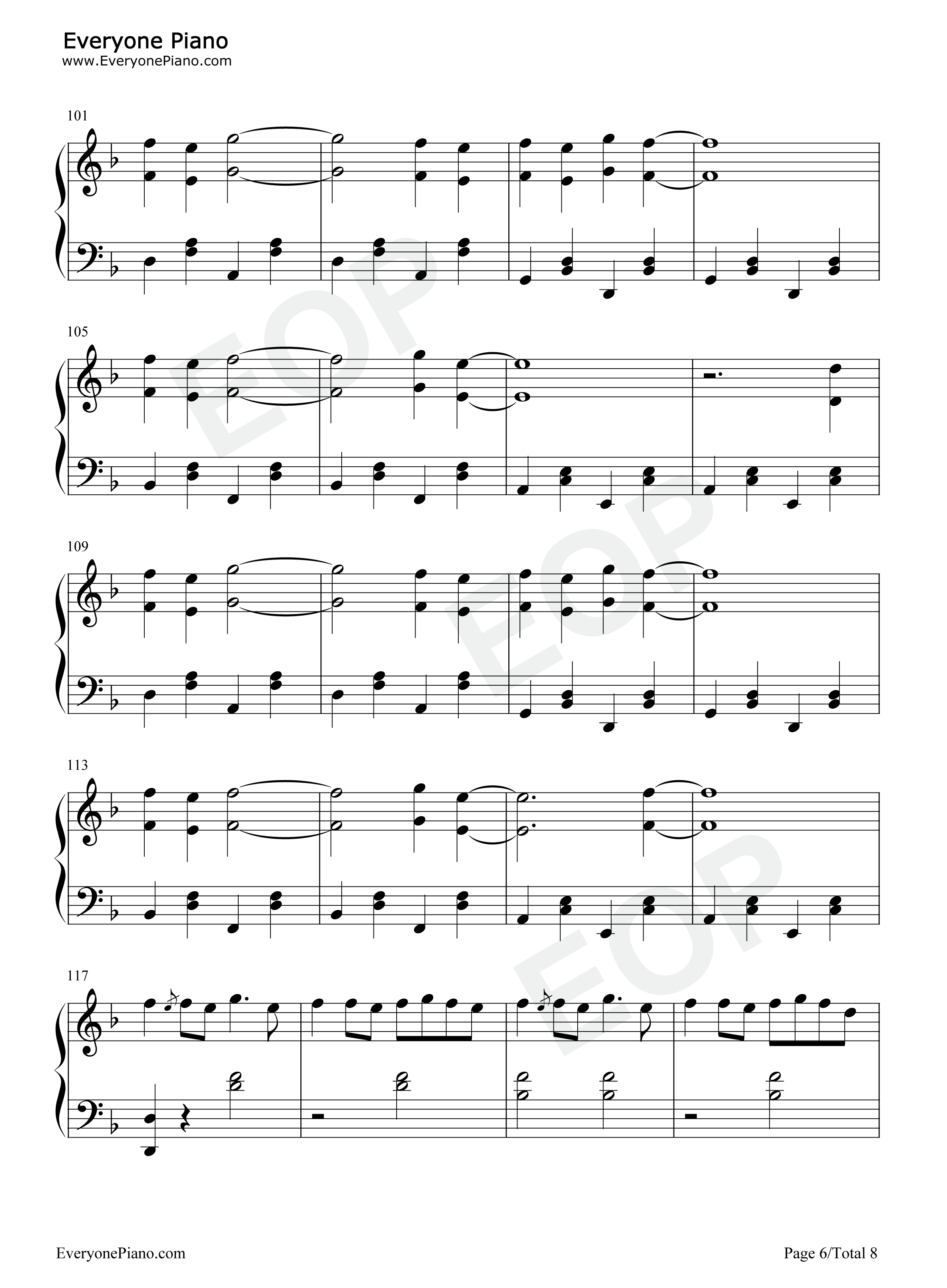 Fairytale钢琴谱_Alexander_Rybak