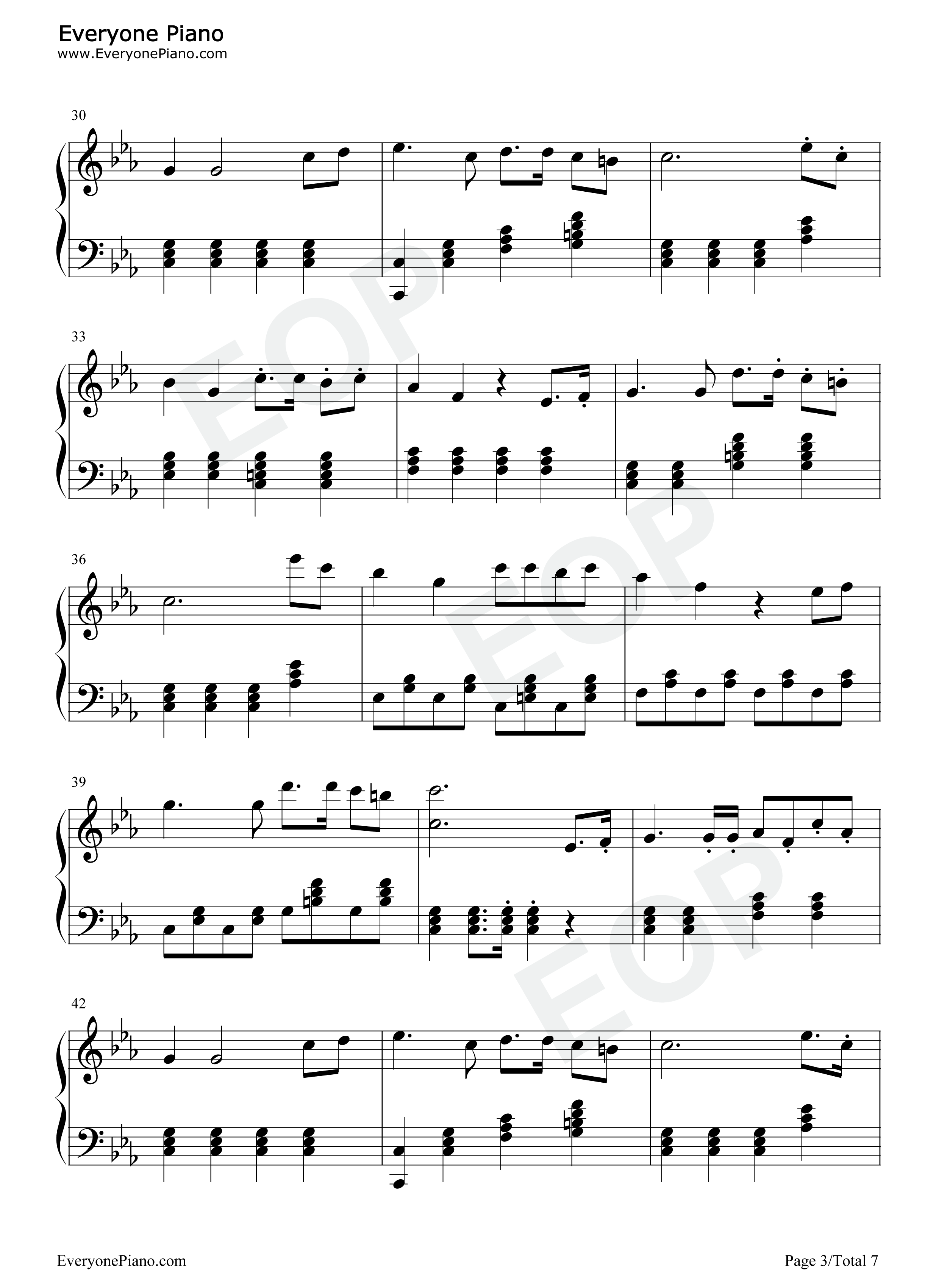 苏联坦克兵进行曲钢琴谱_Pokrass_brothers