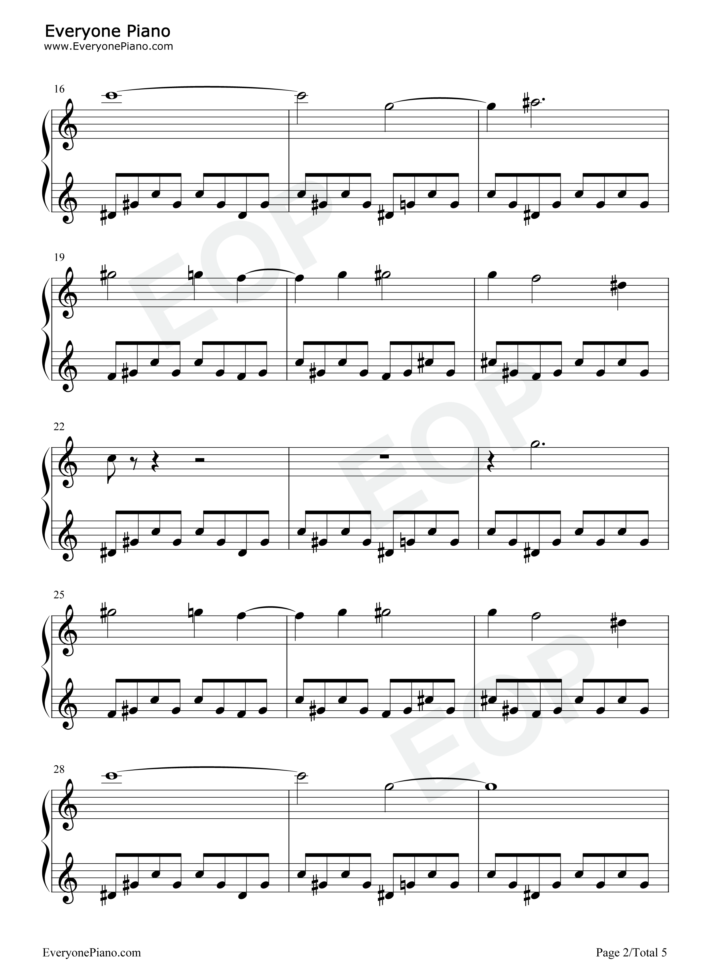Happiness_Does_Not_Wait钢琴谱_Ólafur_Arnalds