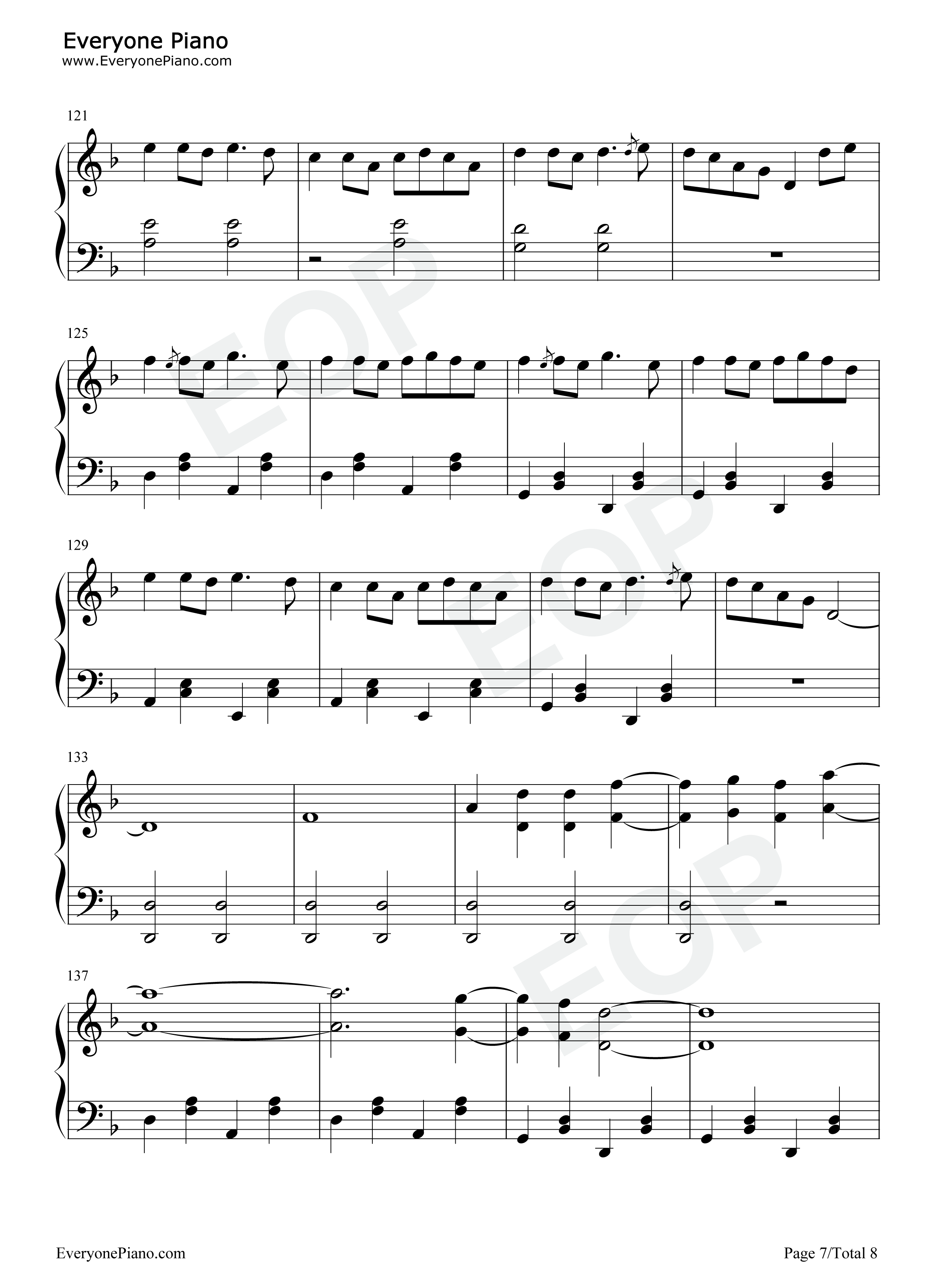 Fairytale钢琴谱_Alexander_Rybak