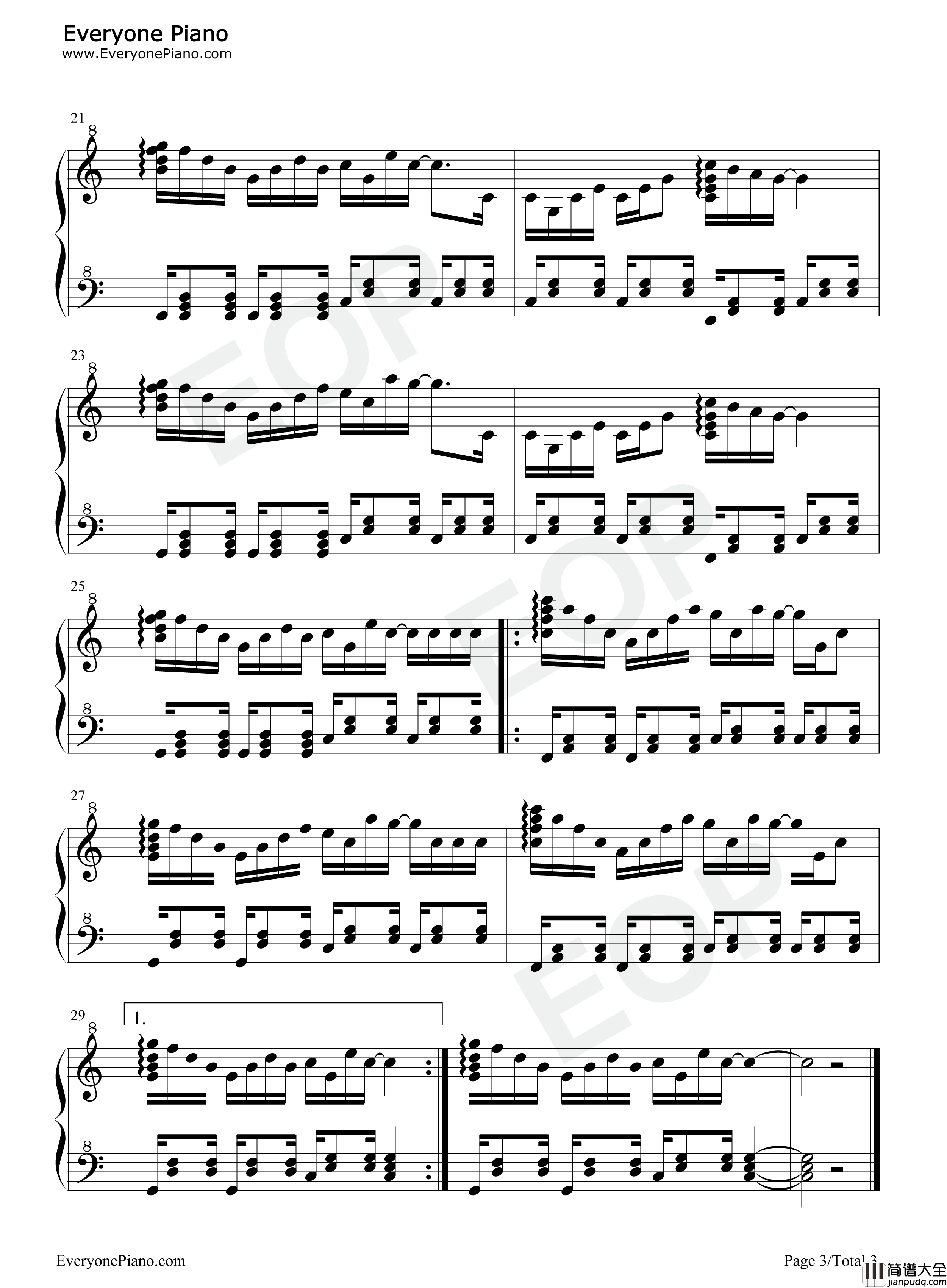 音乐盒舞者钢琴谱_理查德·克莱德曼_Frank_Mills