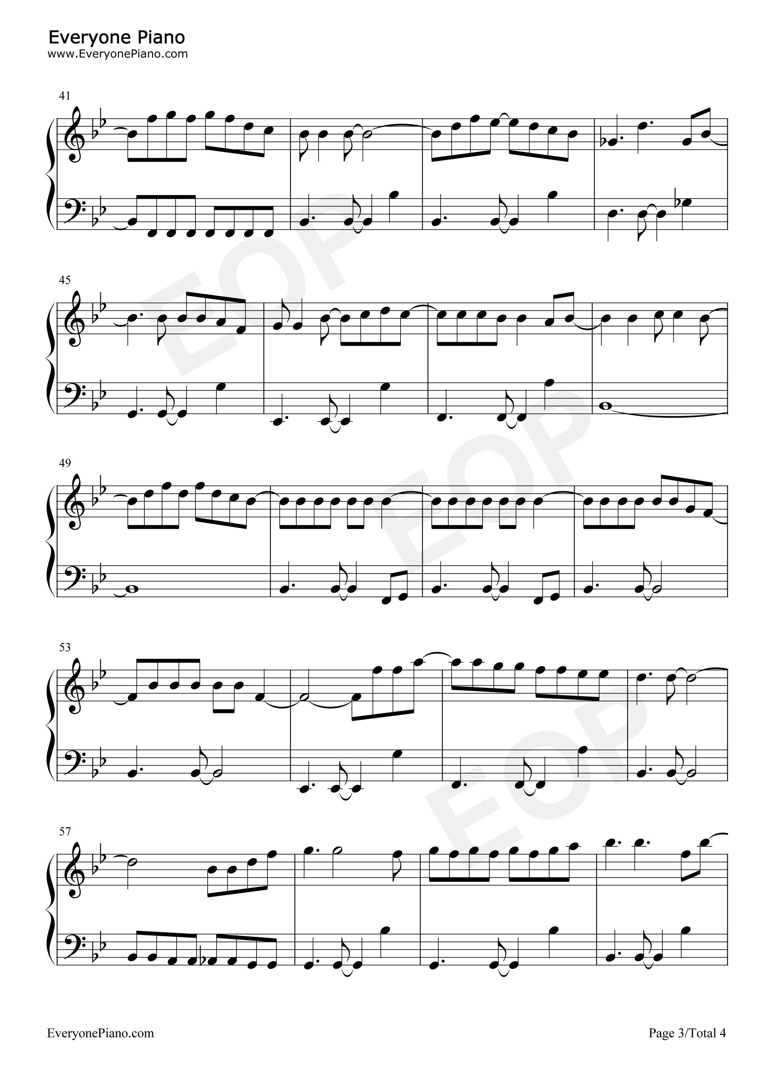 Made_You_Look钢琴谱_Meghan_Trainor