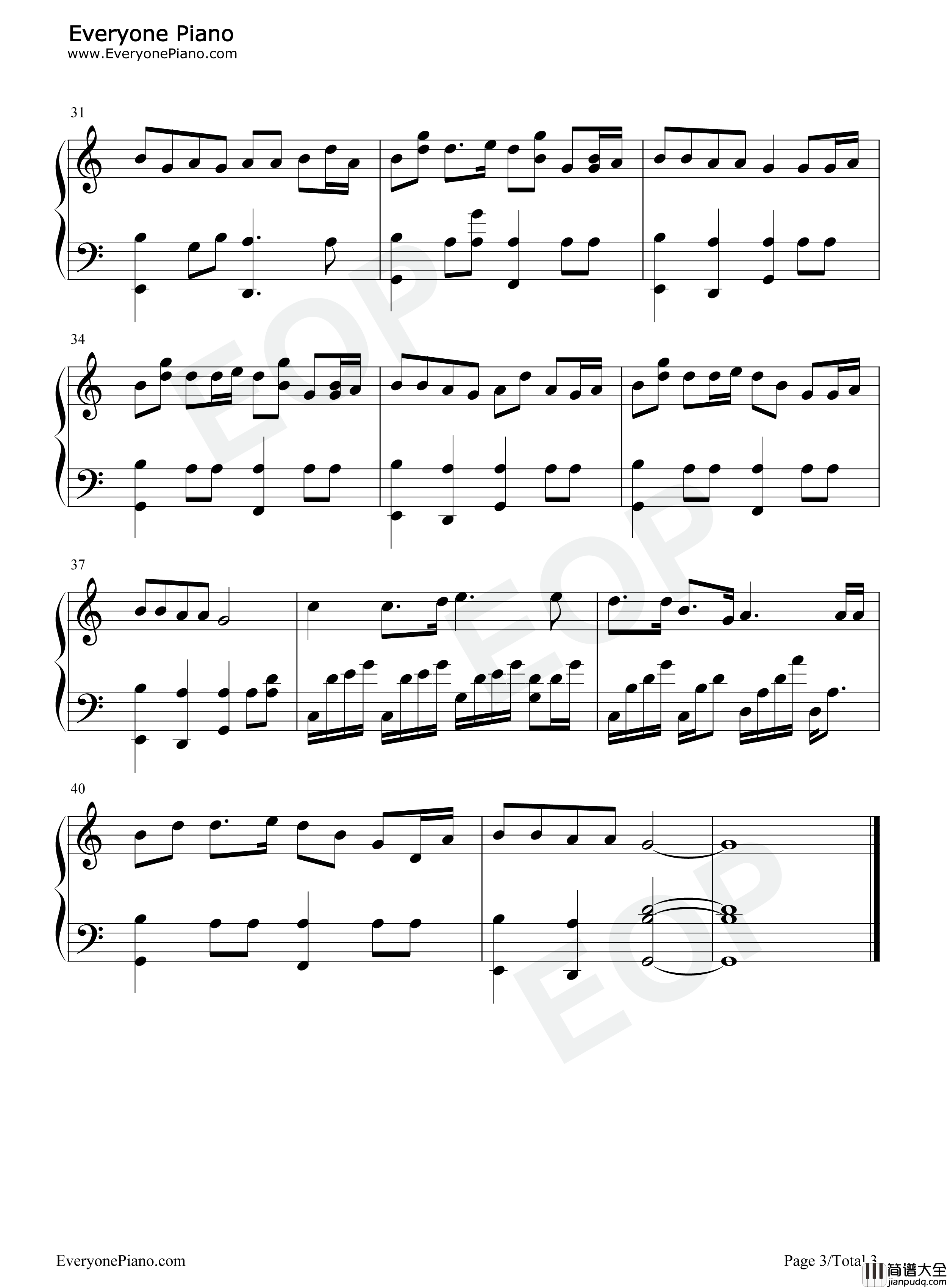 哦苏珊娜钢琴谱_斯蒂芬·福斯特_Stephen_Foster