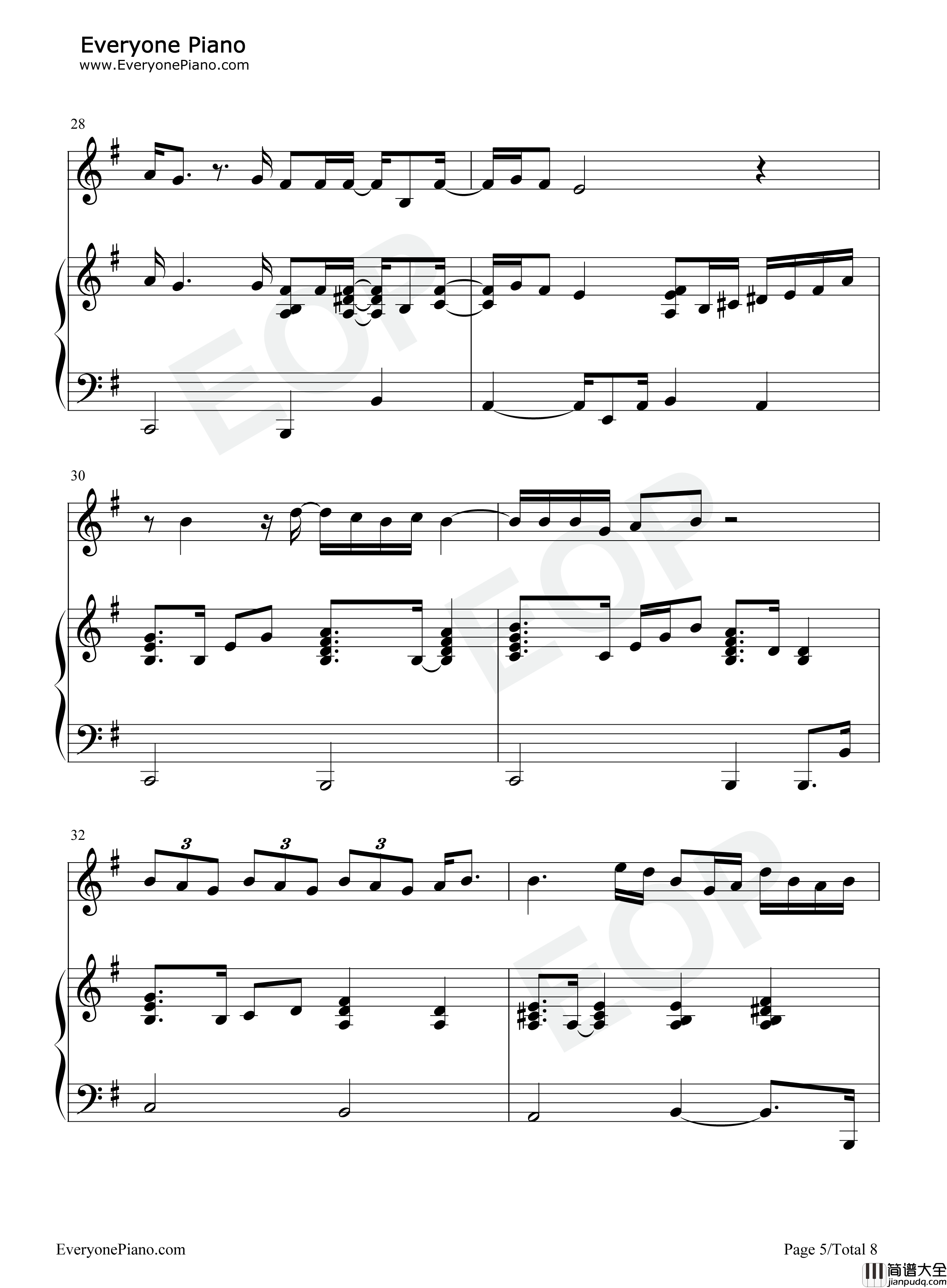 I_Still_Believe钢琴谱_Mariah_Carey_玛丽亚·凯莉