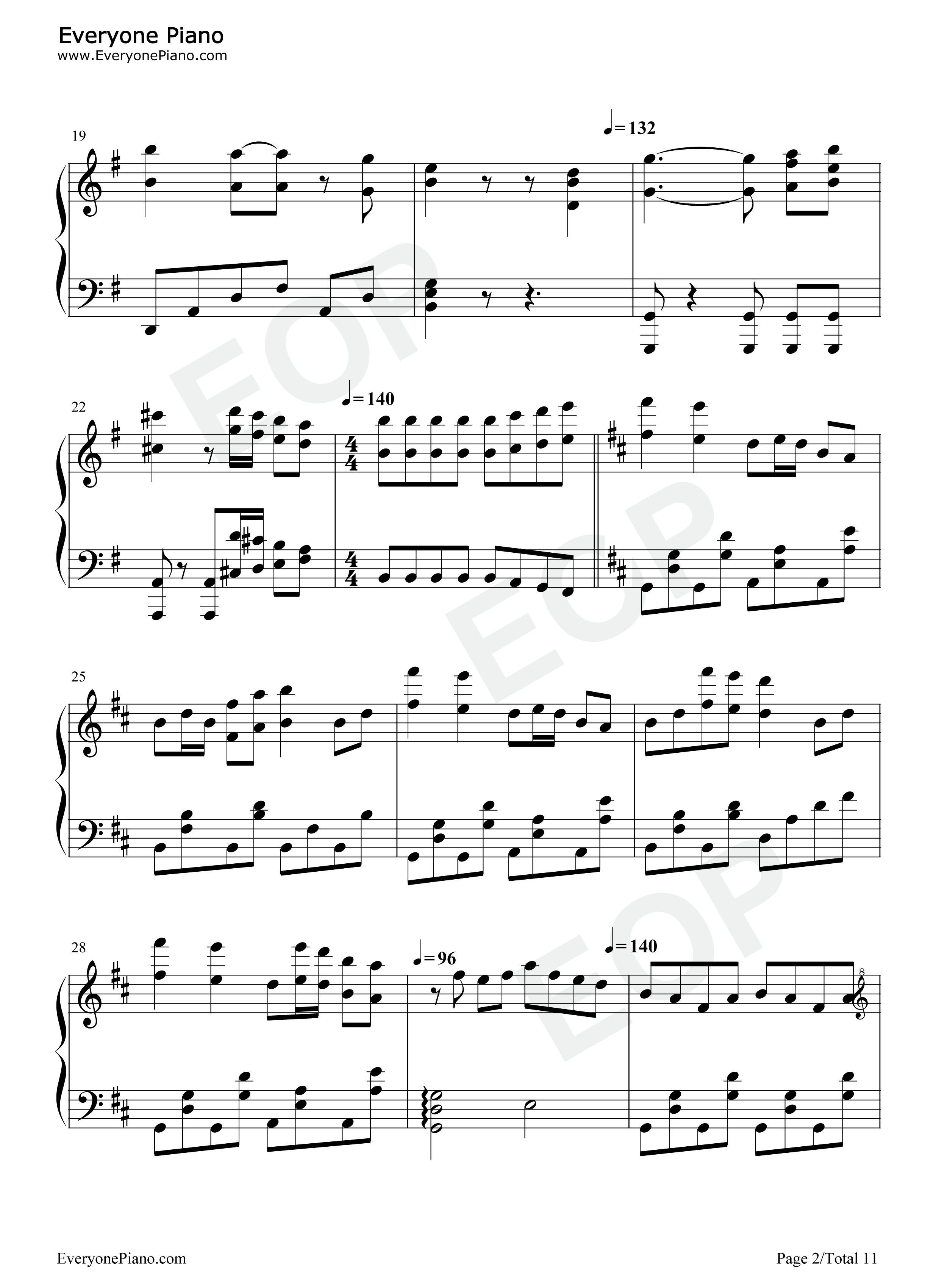 原神曲目串烧钢琴谱_陈致逸_HOYO_MiX