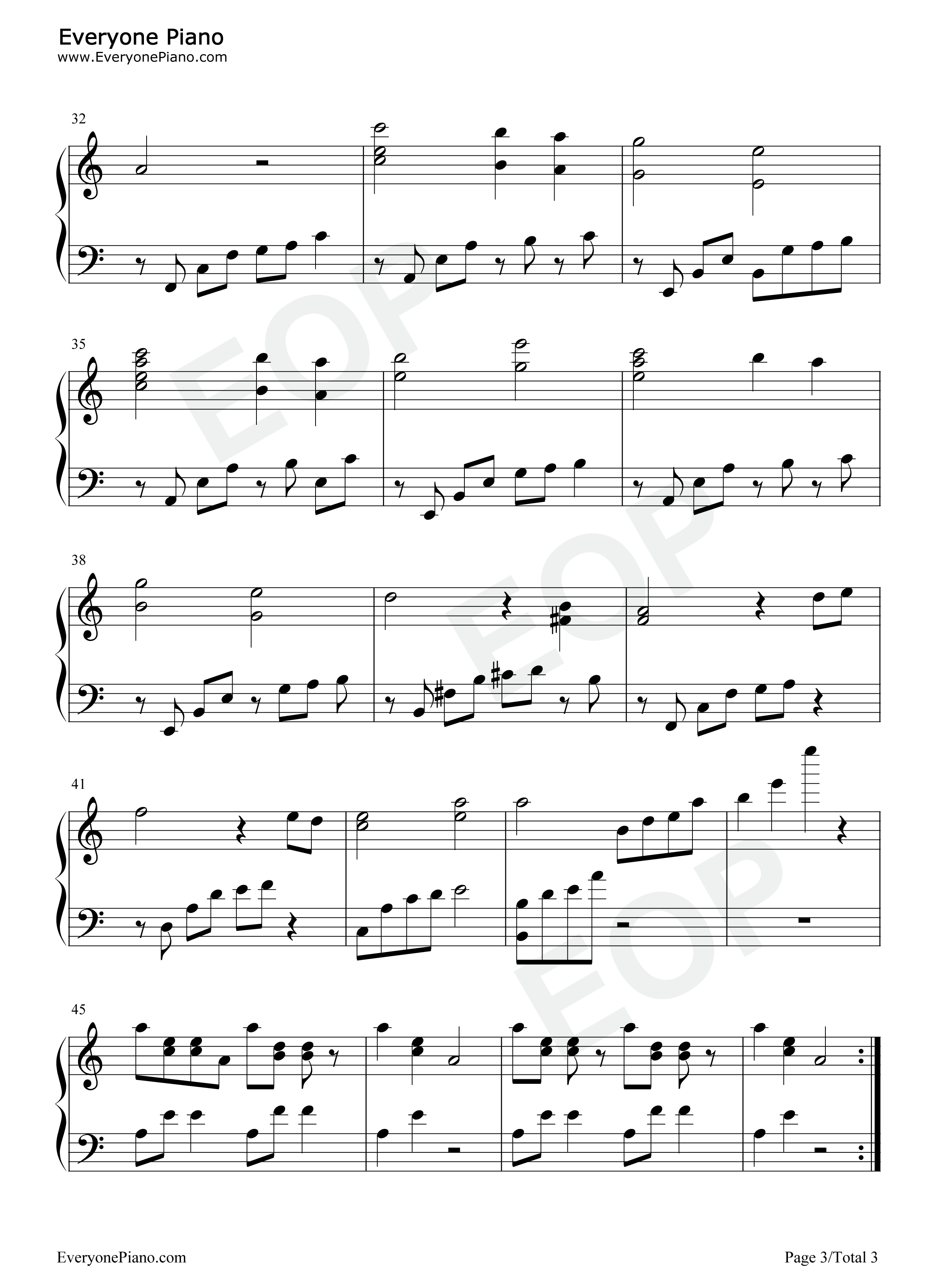 奥日与黑暗森林主题曲钢琴谱_Gareth_Coker