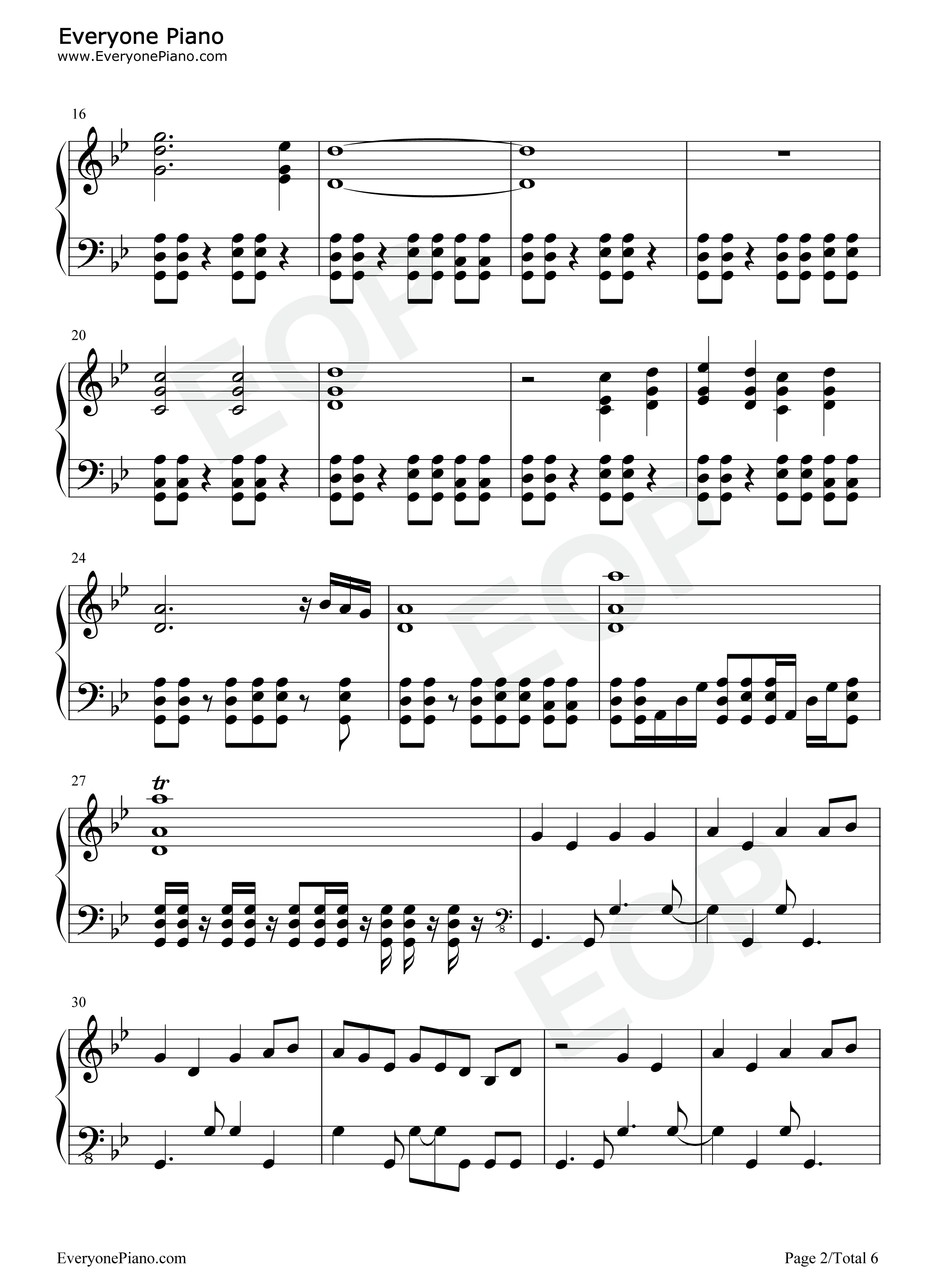 Termination_of_Desires钢琴谱_陈致逸_HOYO_MiX