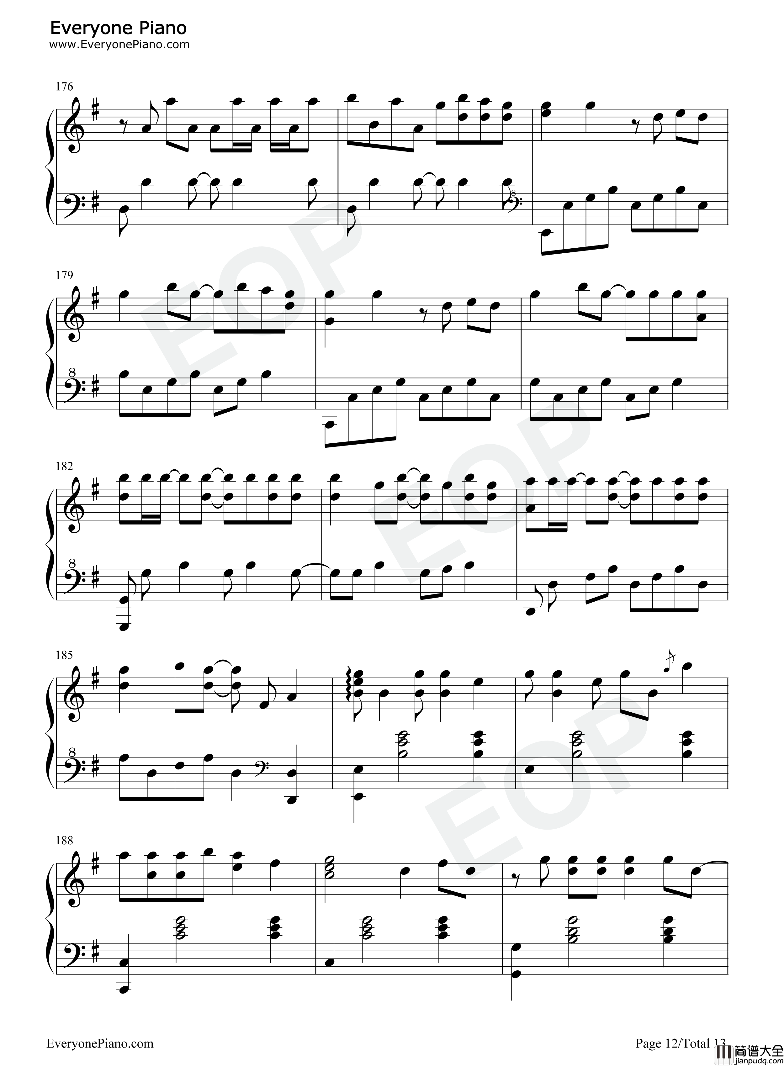 立秋钢琴谱_音阙诗听_昆玉