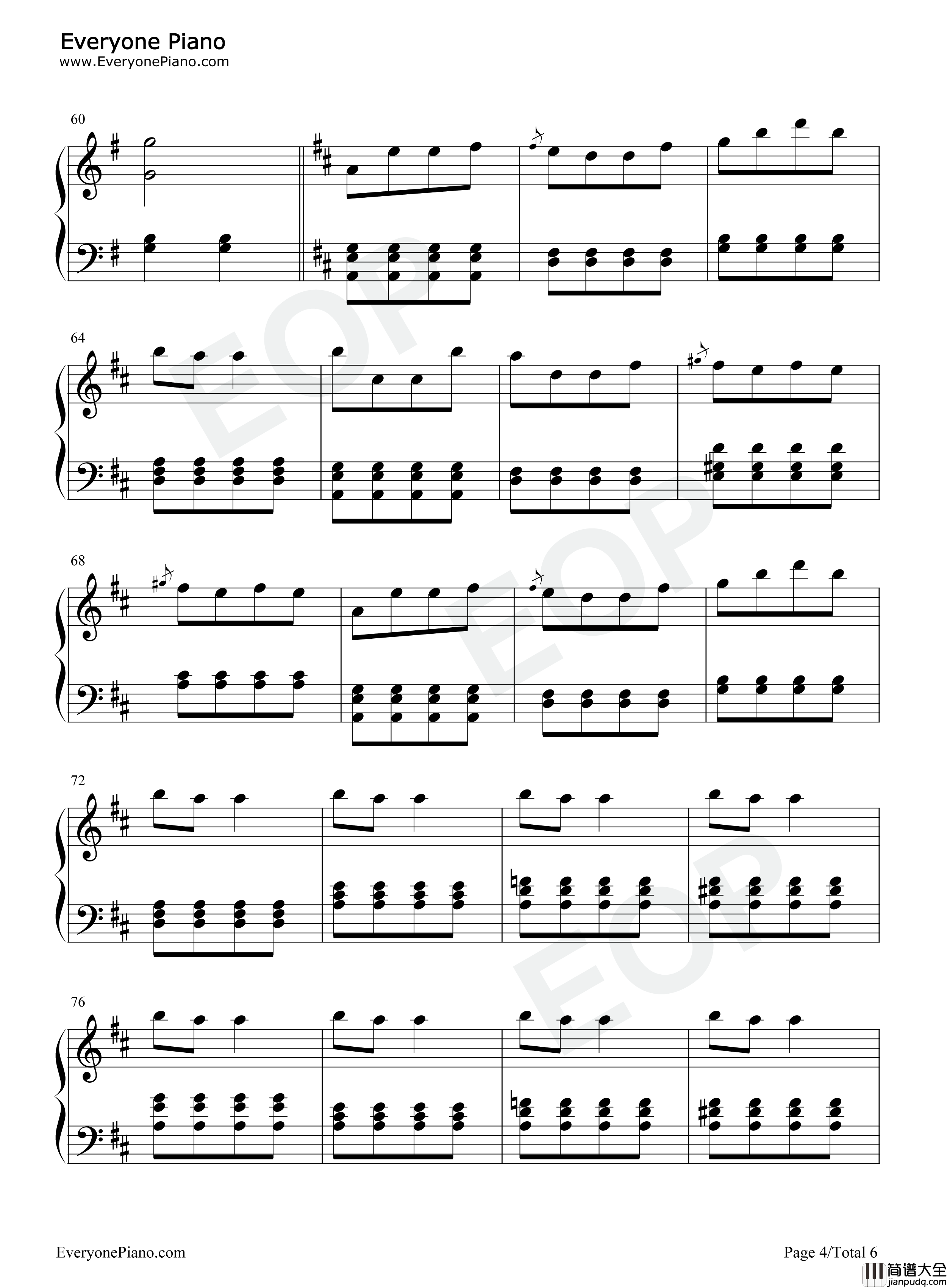 Can钢琴谱_Jacques_Offenbach